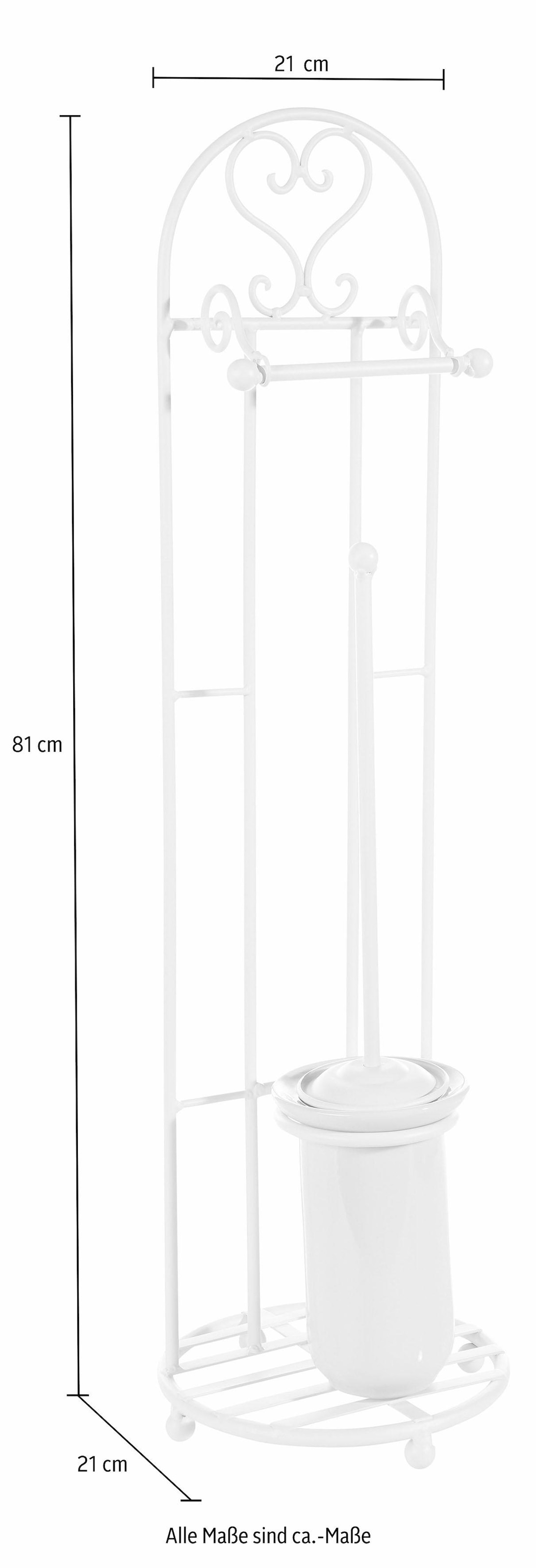 Ambiente Haus Toilettenpapierhalter »Antik«, antikweiß bestellen | BAUR