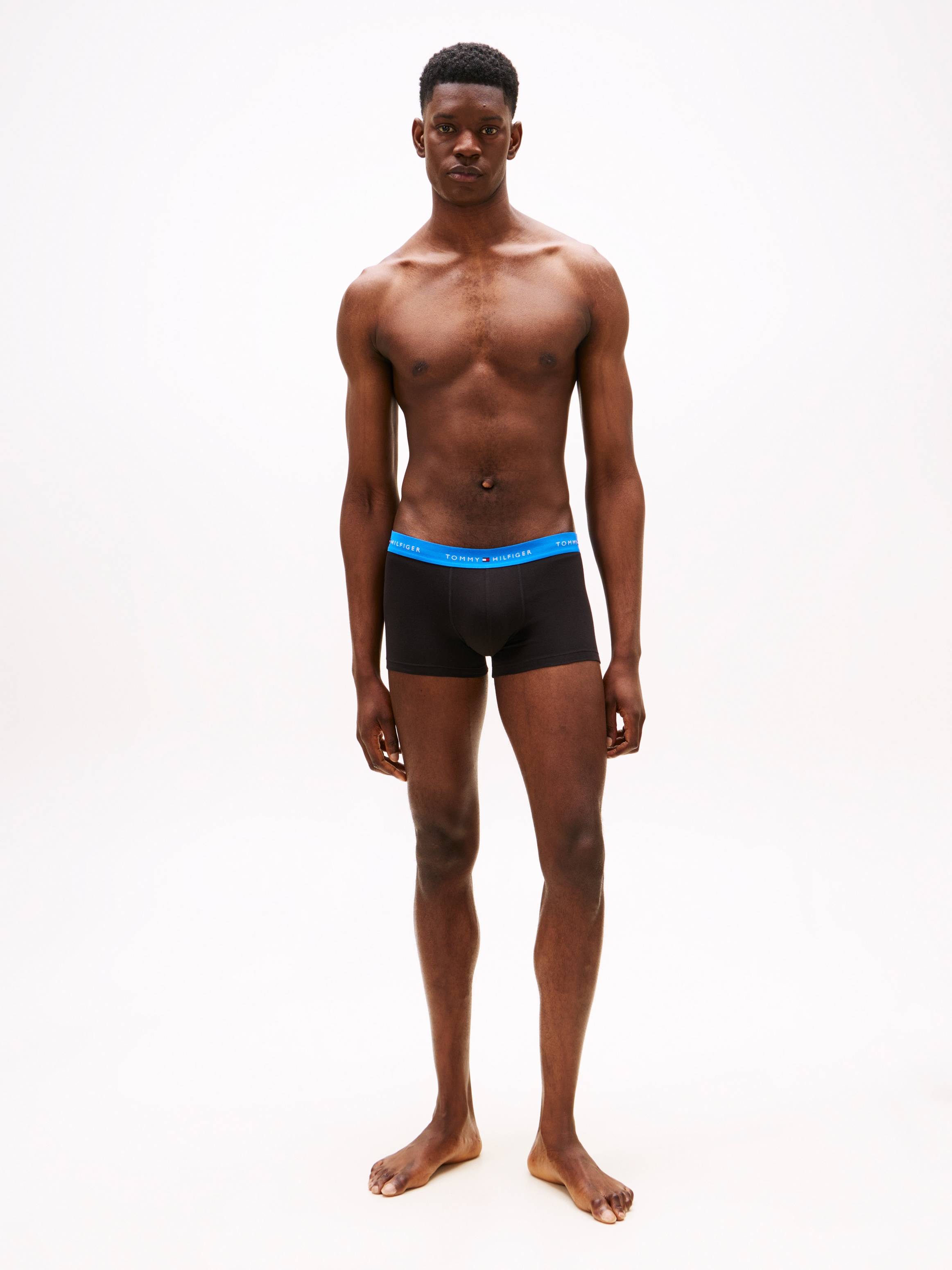 Tommy Hilfiger Underwear Trunk »7P TRUNK WB« Packung, 7er, 7 Stk. tlg., mit Logobund