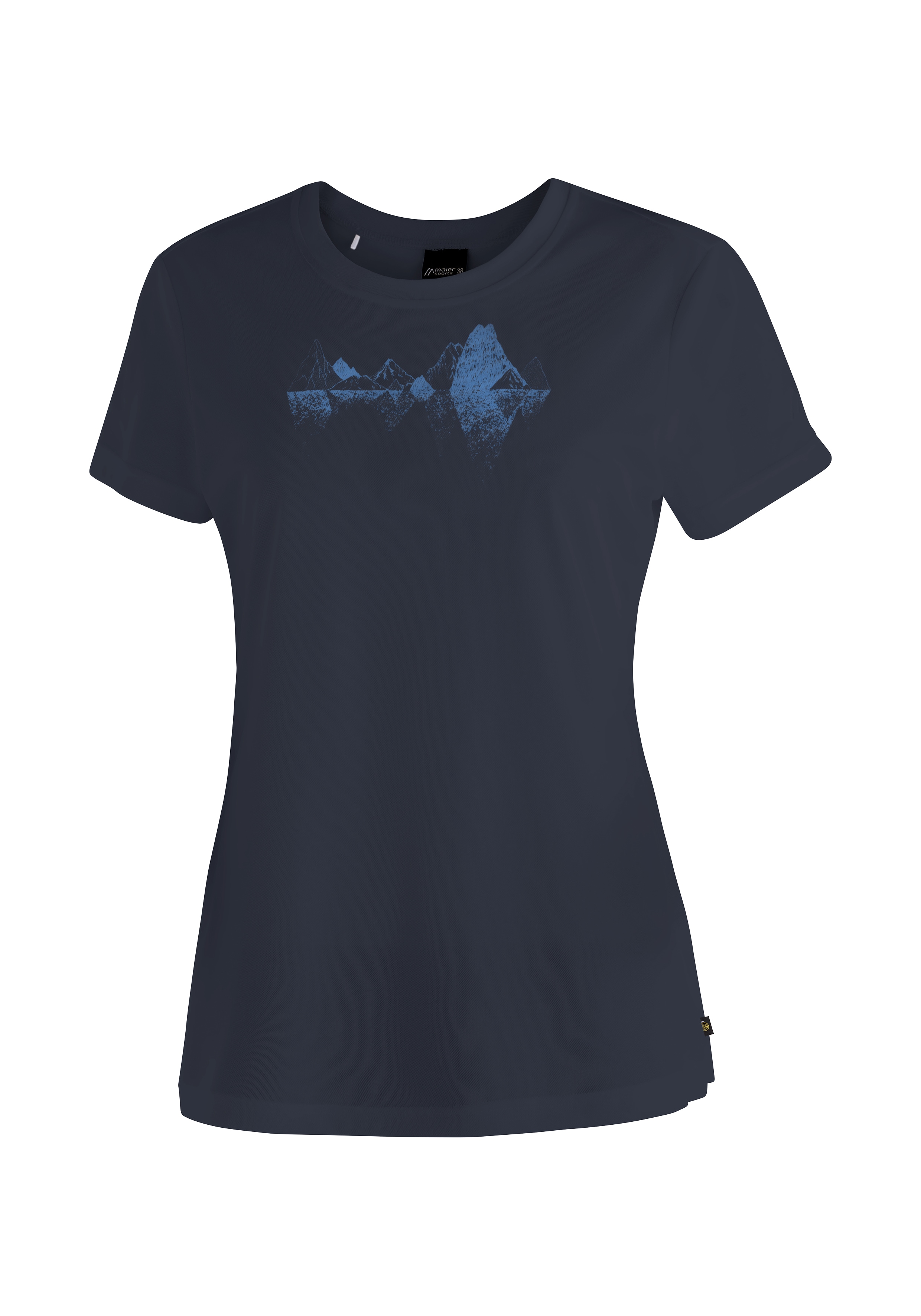 Maier Sports T-Shirt "Tilia Pique W" Damen Kurzarmshirt, leichtes Sommer Funktionsshirt, Rundhals, Reg Fit