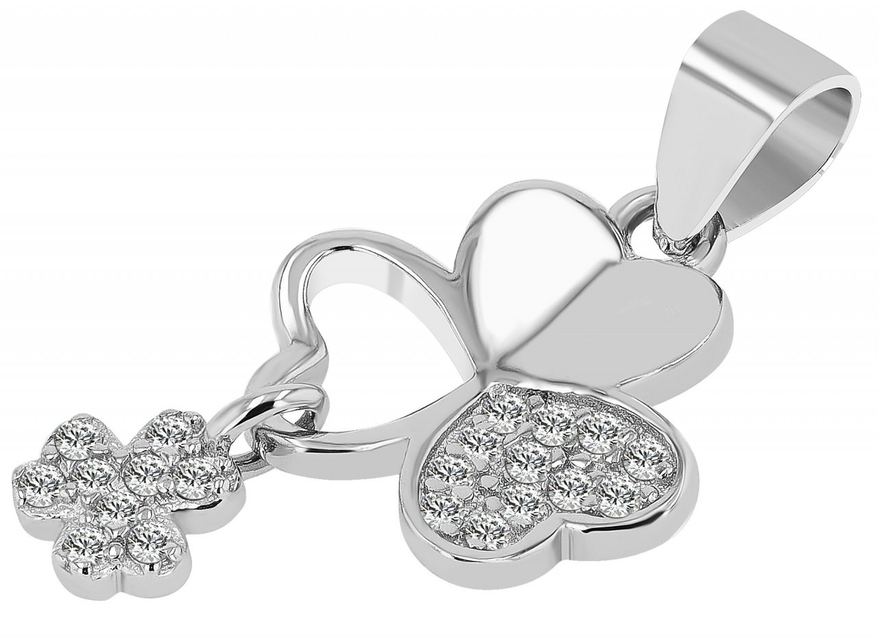 Kettenanhänger ADELIA´S "zeitloser Schmuck Anhänger aus 925 Sterling Silber", silber, Schmuckanhänger, Damen, Silber 925 (Sterlingsilber), Kettenanhänger 4