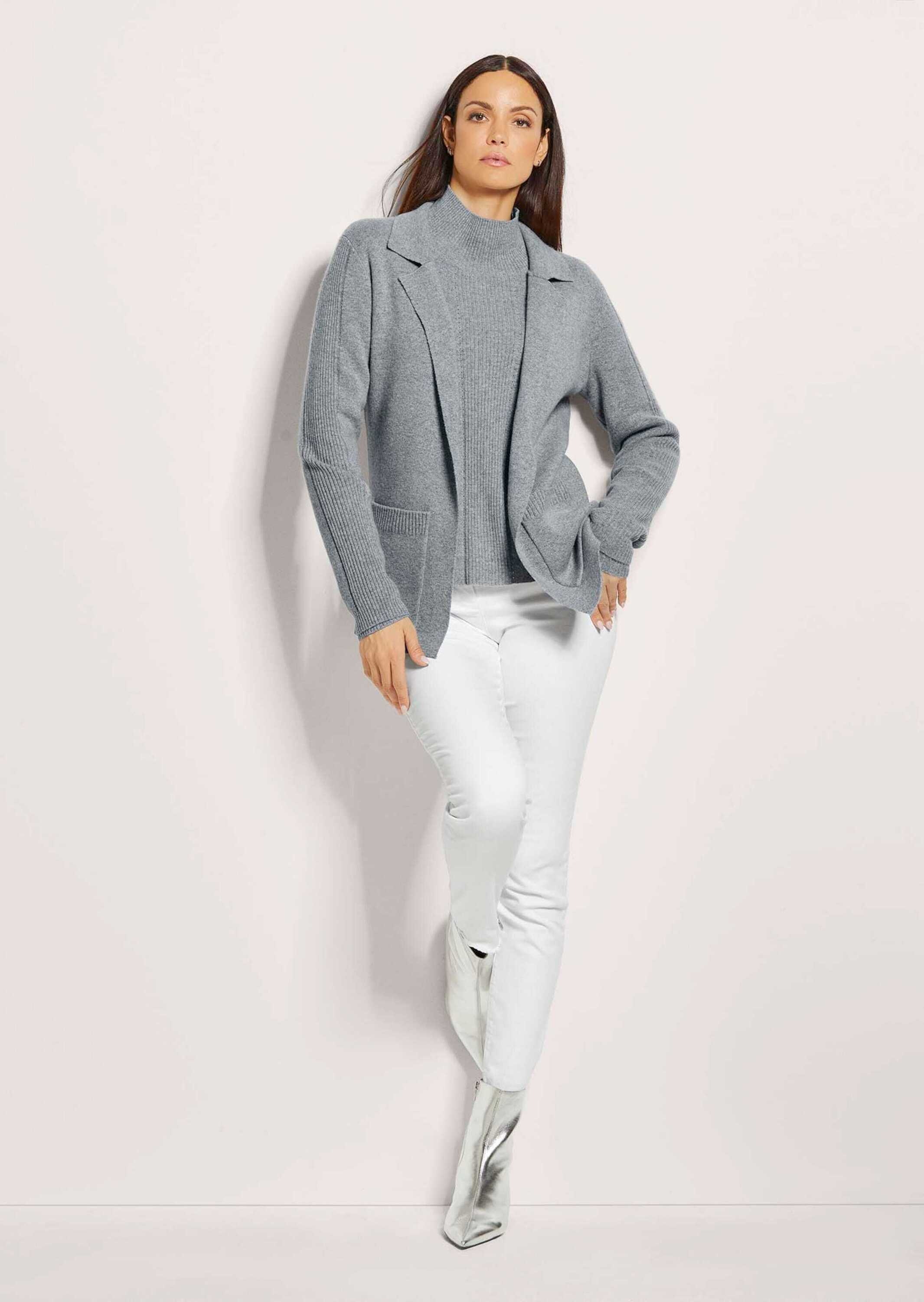 Thumbnail - MADELEINE Strickjacke "Strickblazer Strickjacke aus Merinowolle und Kaschmir"