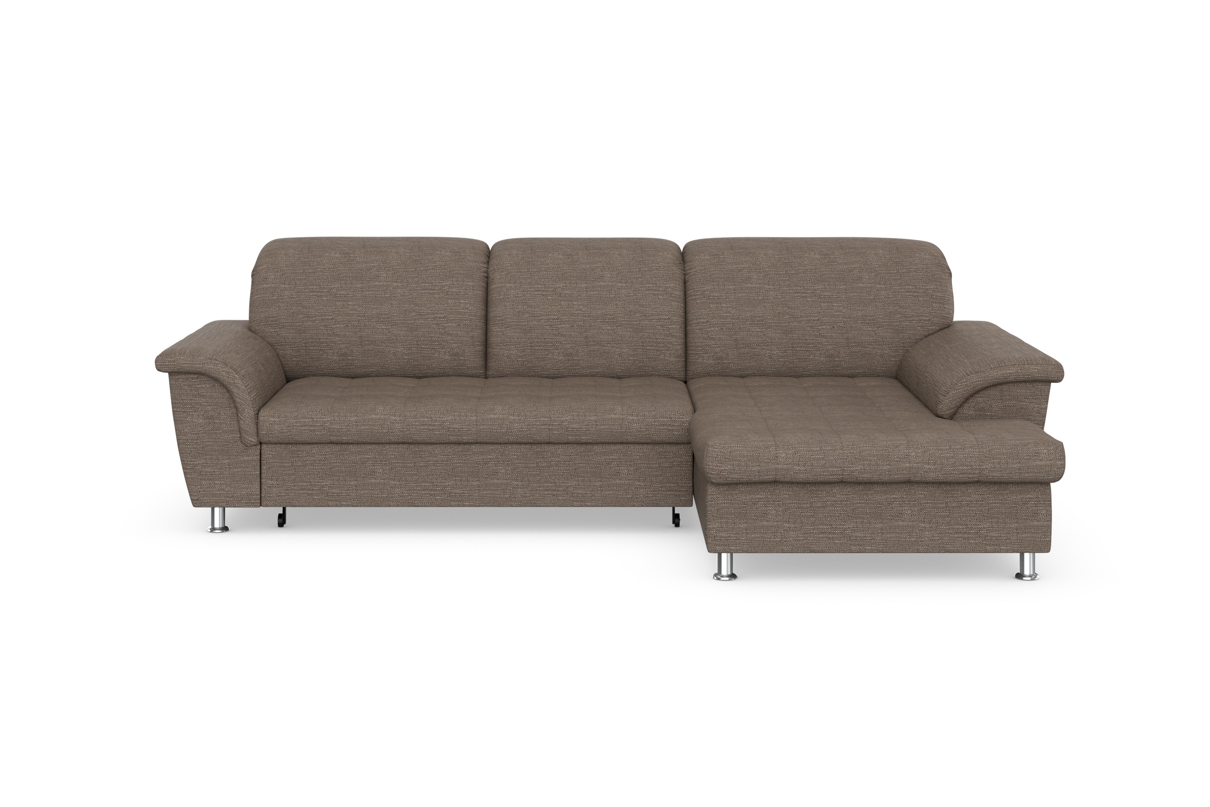 DOMO collection Ecksofa "Franzi Steppung im Sitzbereich B7T/H: 278/162/80 c günstig online kaufen