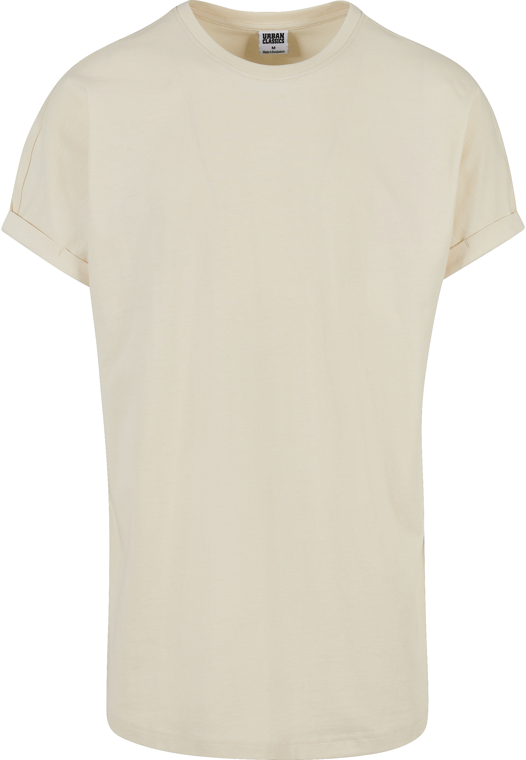 URBAN CLASSICS T-Shirt "Urban Classics Herren Long Shaped Turnup Tee" 1 Stk.