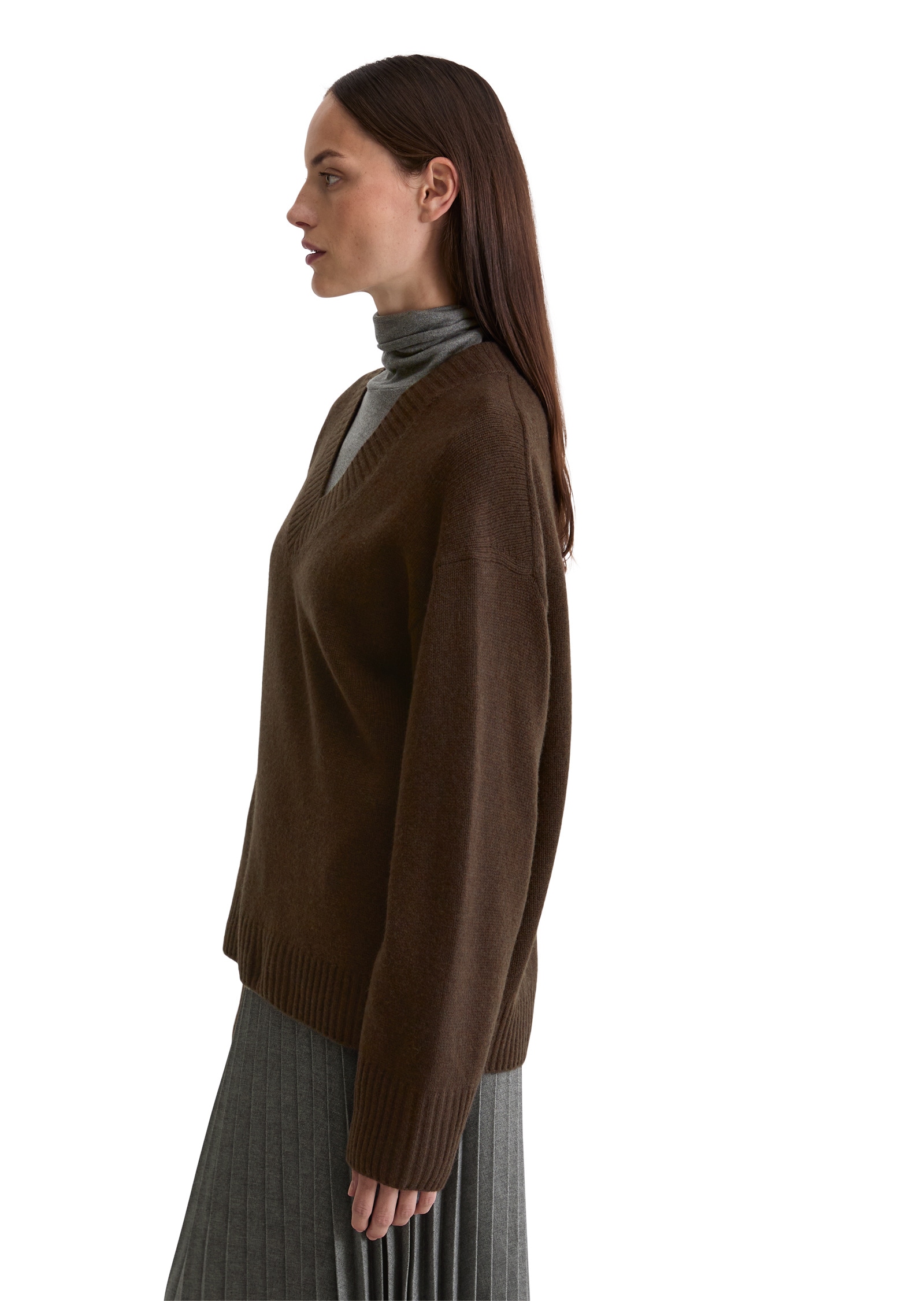 Marc O'Polo Strickpullover »aus softem Merinowolle-Mix«