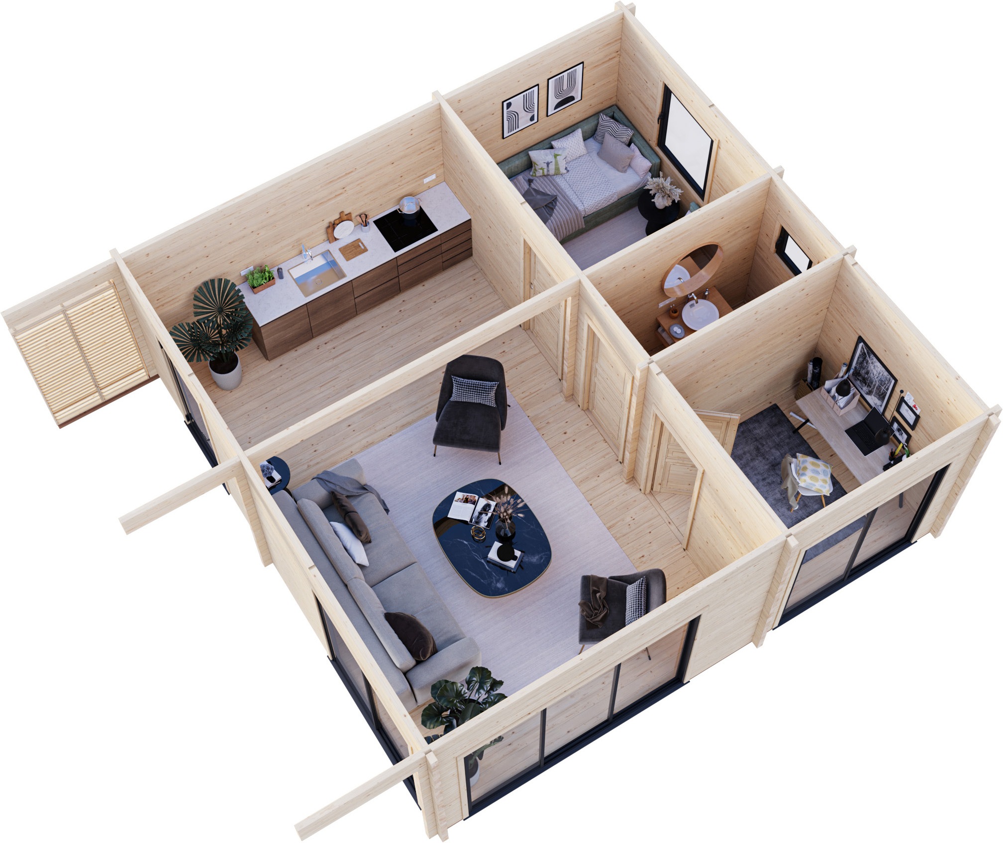 Palmako Gartenhaus »Cecilia 39,9 m²«