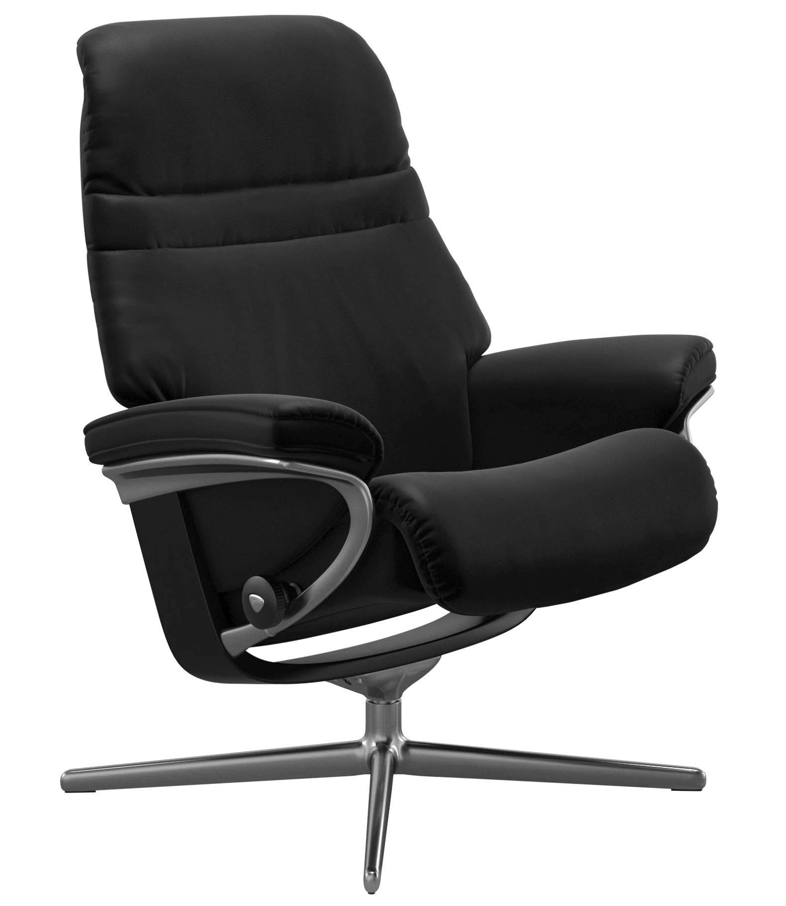 Stressless® Relaxsessel »Sunrise«, mit Cross Base, Größe S, M & L, Holzakzent Schwarz