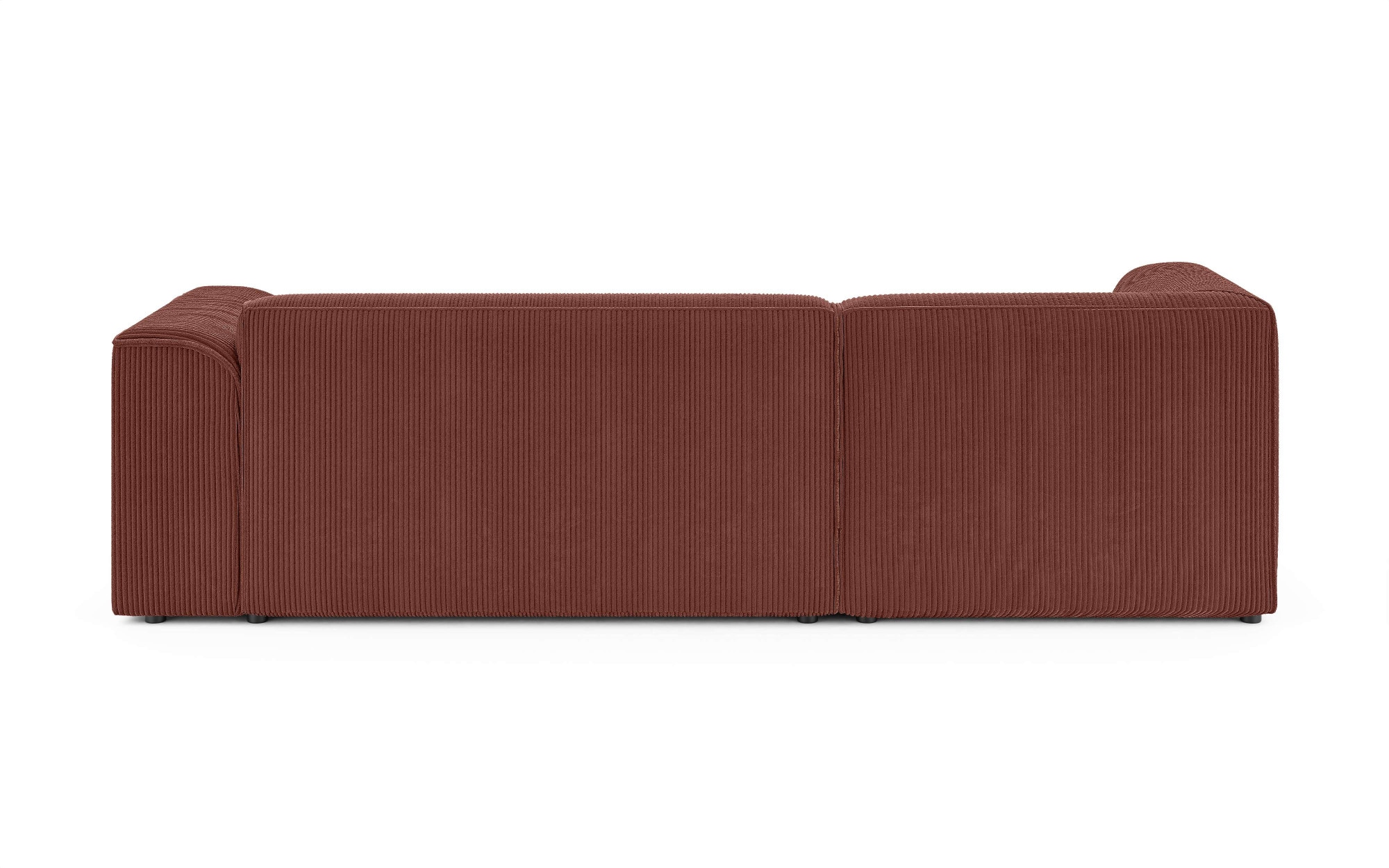 INOSIGN Ecksofa »MERID L-Form (257 cm), zeitlos & stilvolles Design,«, Aufwendig gepolstert, in Cord, Chenille und Struktur