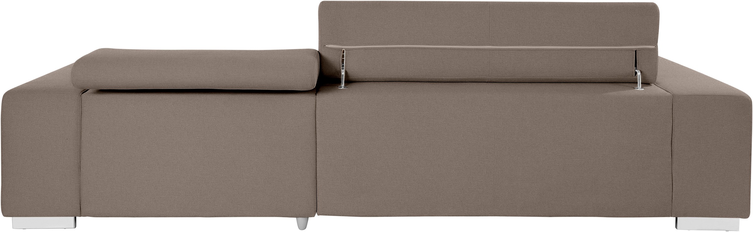COTTA Ecksofa »Orion L-Form«, mit Kopfteilverstellung & 3 Nierenkissen