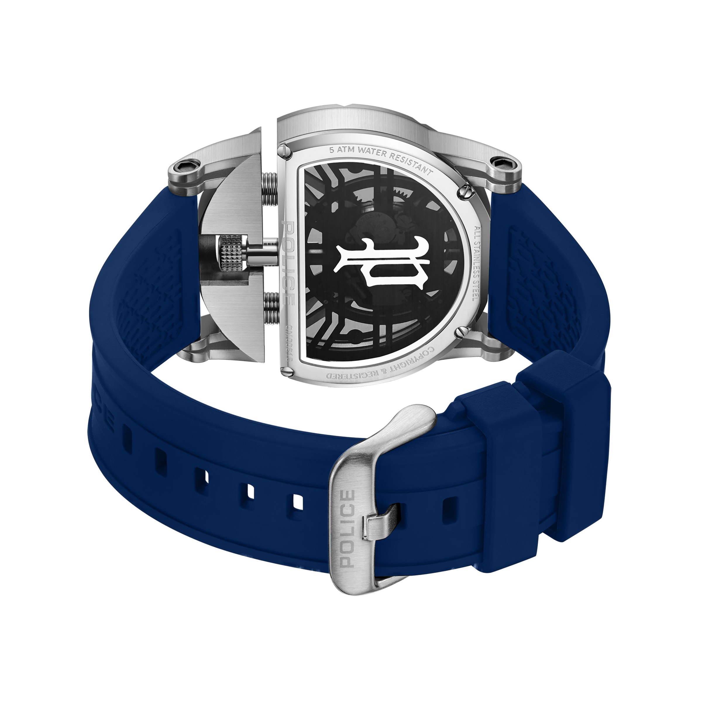Police Quarzuhr »Daintreee« Armbanduhr, Herrenuhr, Lederarmband, analog