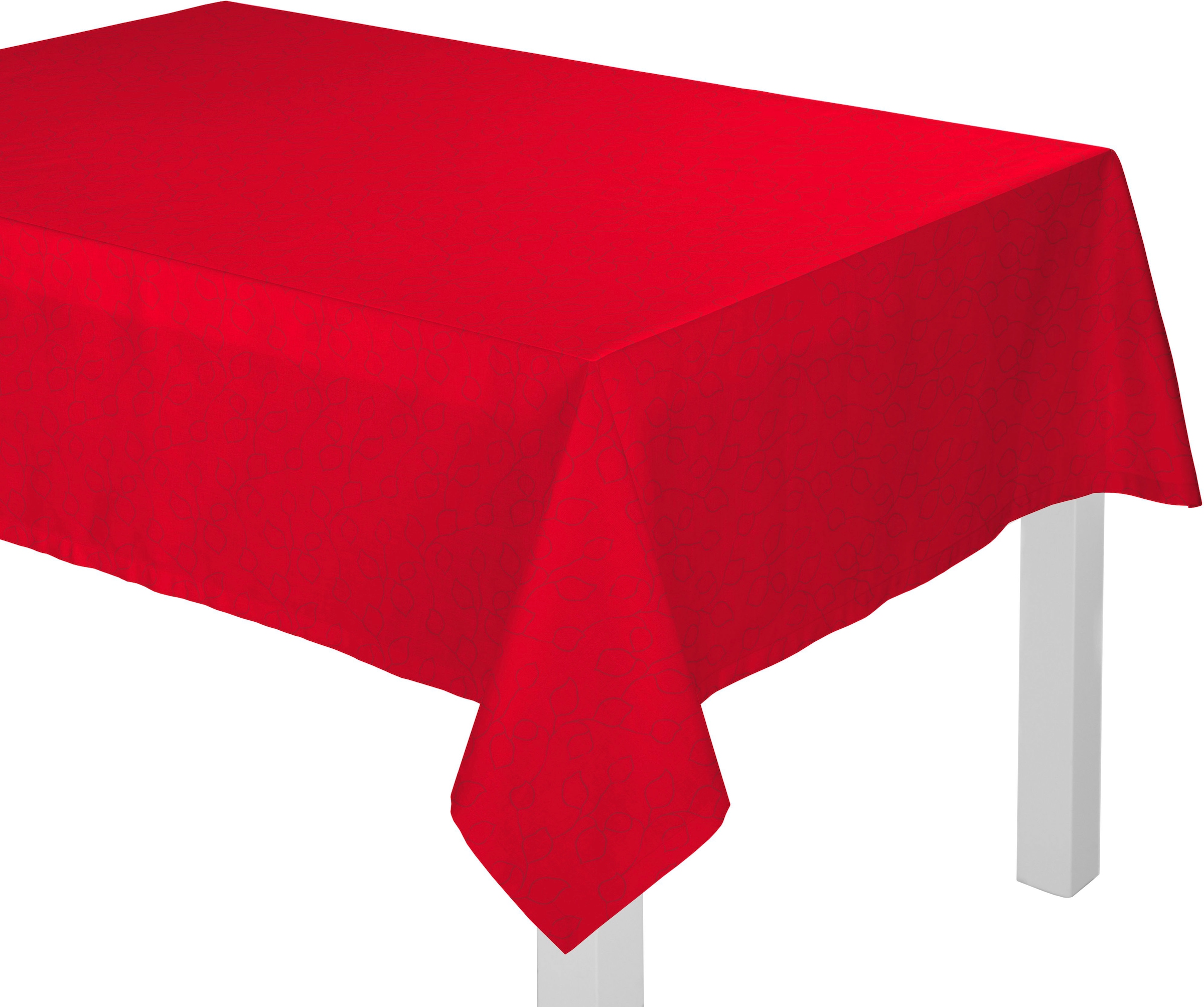 Wirth Tischdecke "Westport" Made in Germany, Jacquard Dekostoff, Blatt-Desi günstig online kaufen