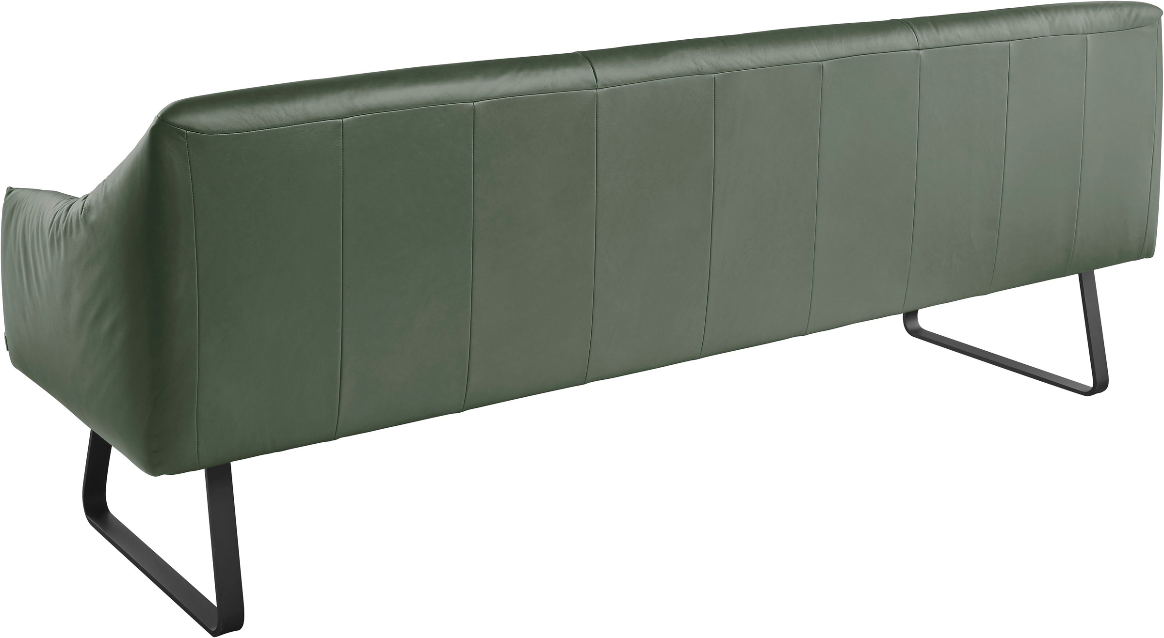 Musterring Essbank »JustB! SP500«, (1 St.), Metallkufe schwarz, verschiedene Farben, Breite 220 oder 250 cm