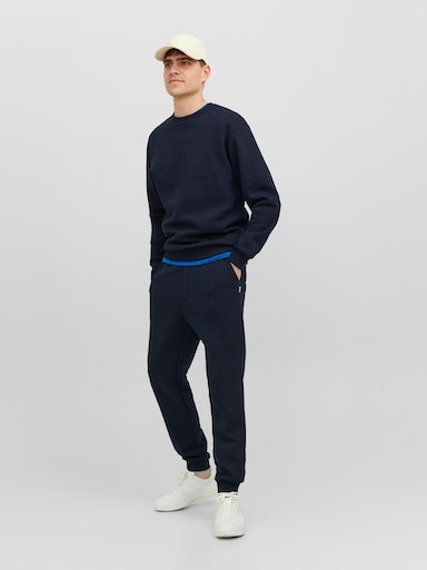Jack & Jones Sweatshirt »JJEBRADLEY mit Rippbündchen für Alltag und Freizeit«, mit Rippbündchen