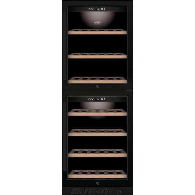 Caso Weinkühlschrank »777 WineChef Pro 126-2D black«, für 126 Standardflaschen  á 075l | BAUR