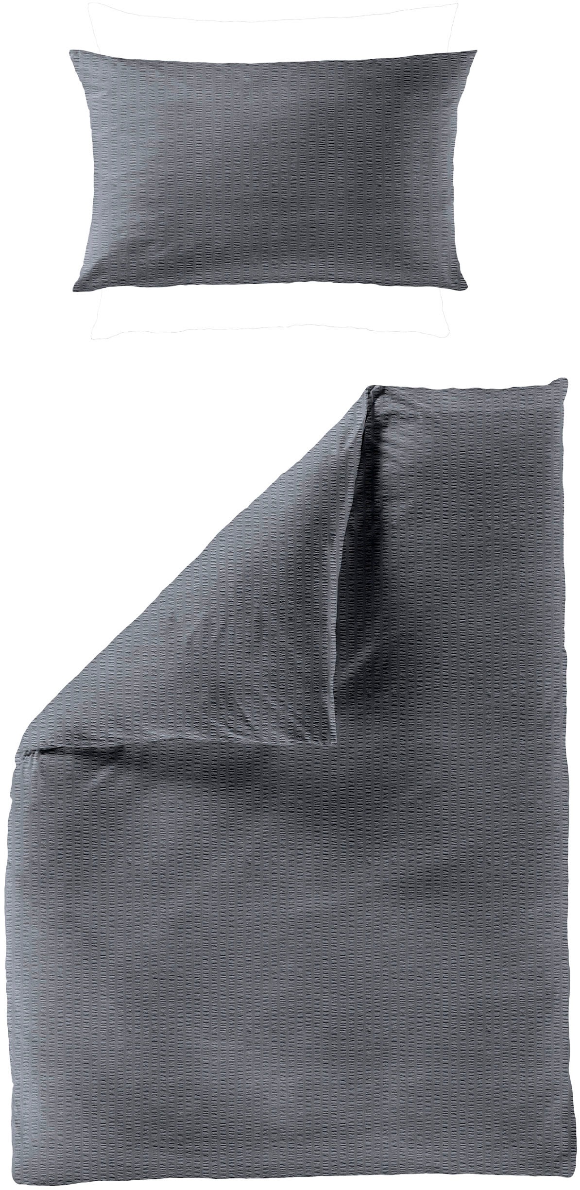 BIERBAUM Bettwäsche "4134" 2 Stk. tlg. Premium Mako-Satin Seersucker, 100 % günstig online kaufen