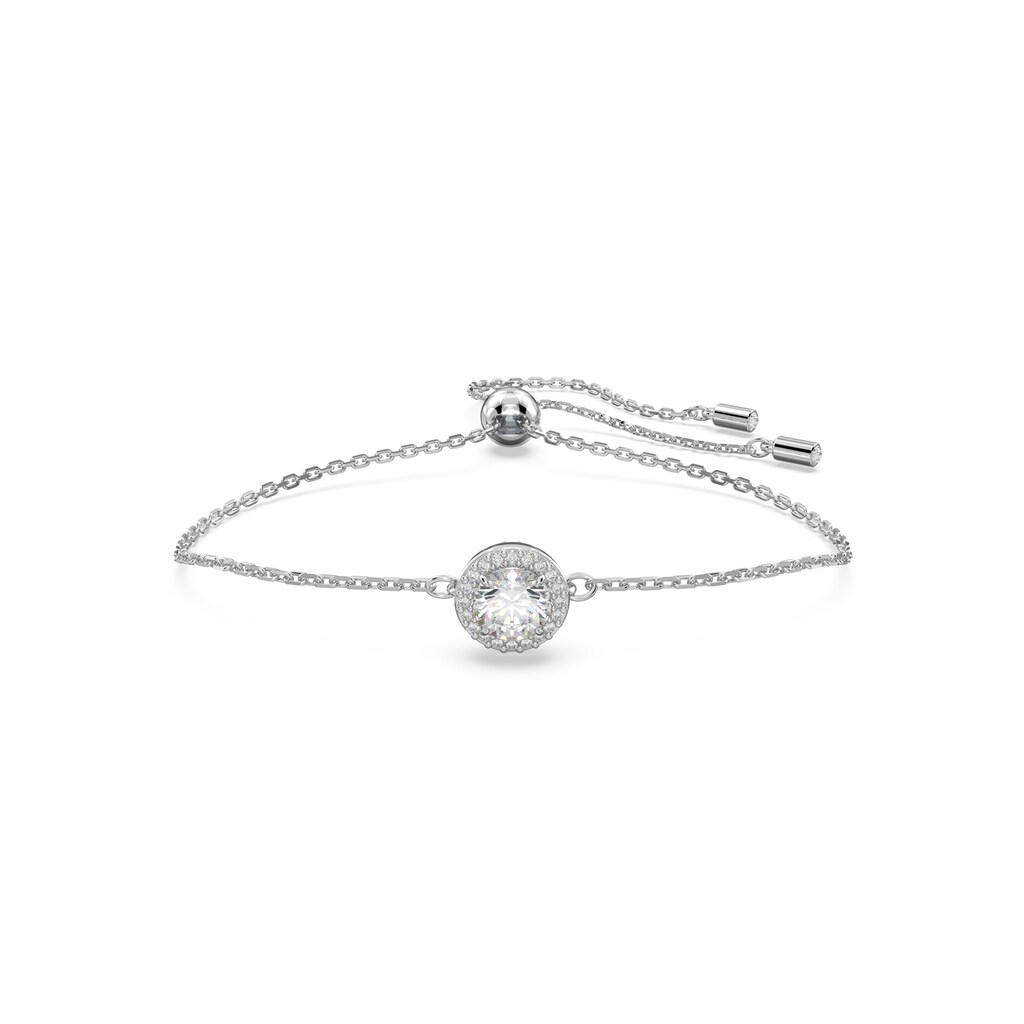 Swarovski Armreif »Constella Armreif, Rundschliff, Pavé, Weiß, Rhodiniert, 5636266«