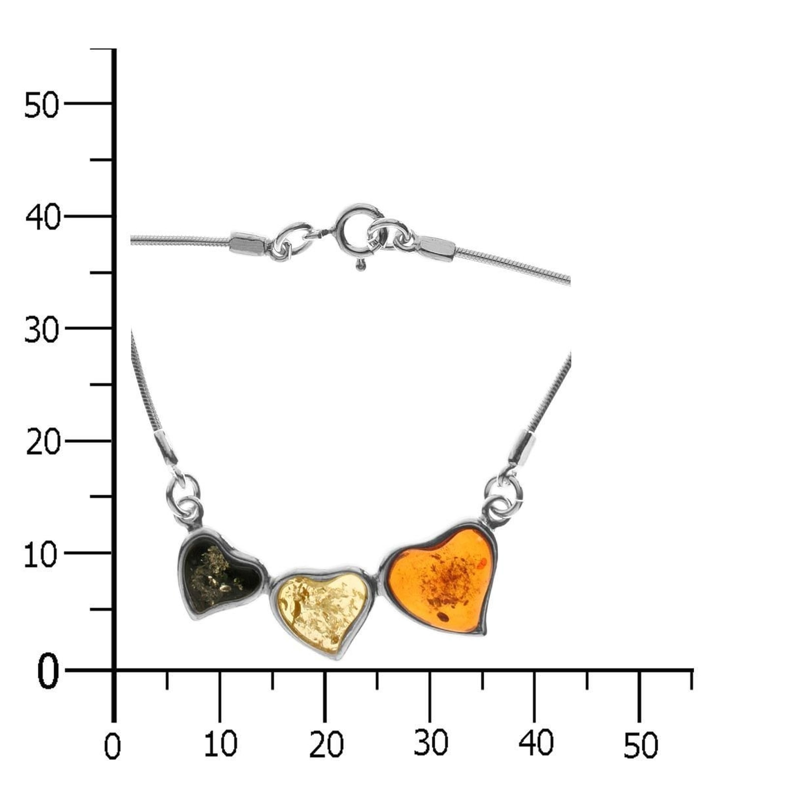 OSTSEE-SCHMUCK Collier »Ostsee-Schmuck Collier Herz Collier Herz«, (1 tlg.)