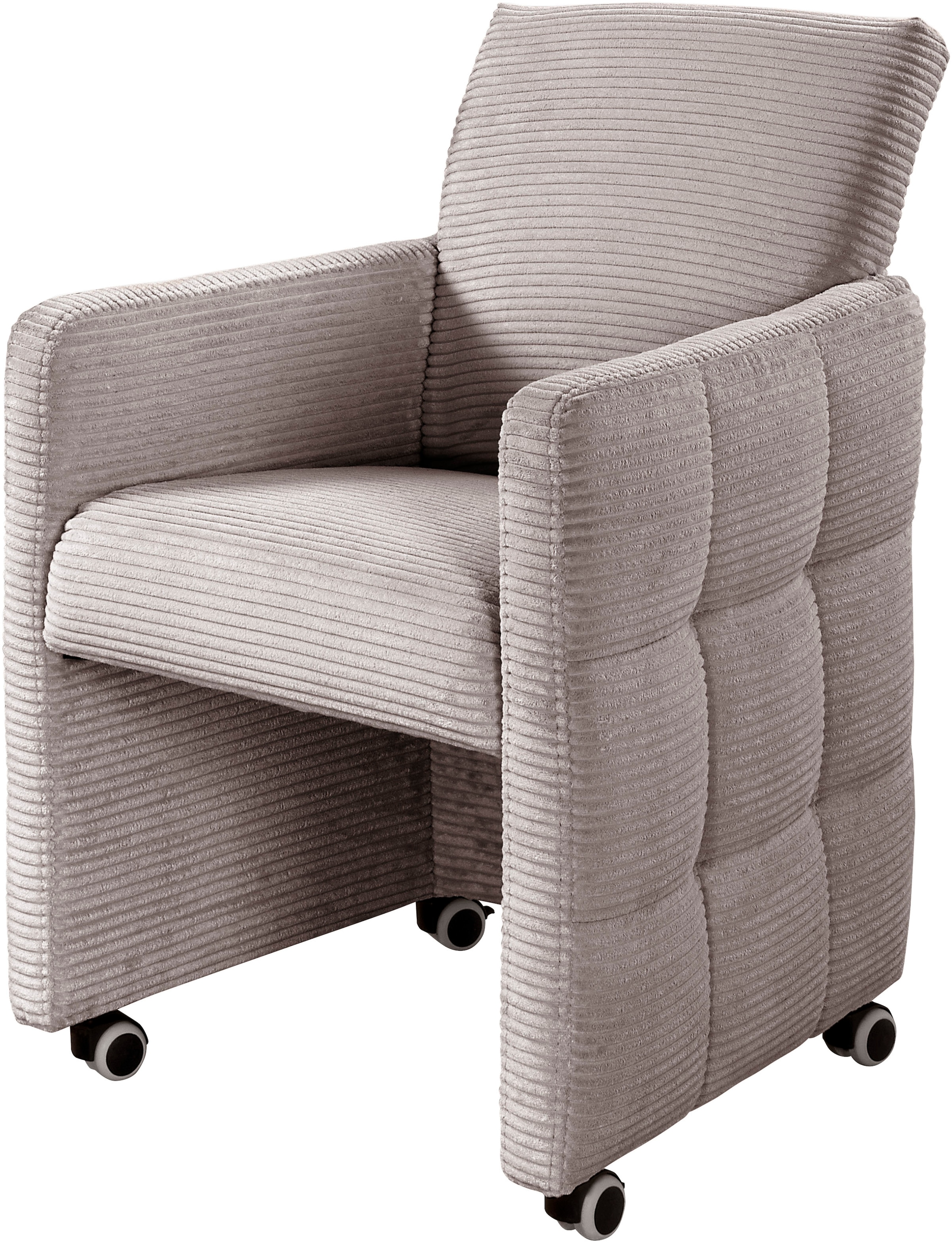 exxpo - sofa fashion Sessel "Barista, Loungesessel auf Rollen mit hoher Bod günstig online kaufen