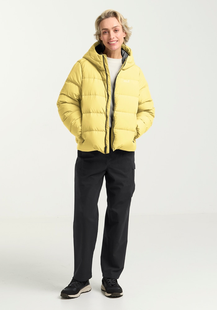 Jack Wolfskin Daunenjacke »FROZEN PALACE JKT W RDS«, mit Kapuze