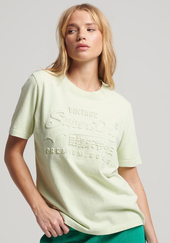 Superdry Rundhalsshirt "EMBOSSED VL T SHIRT"