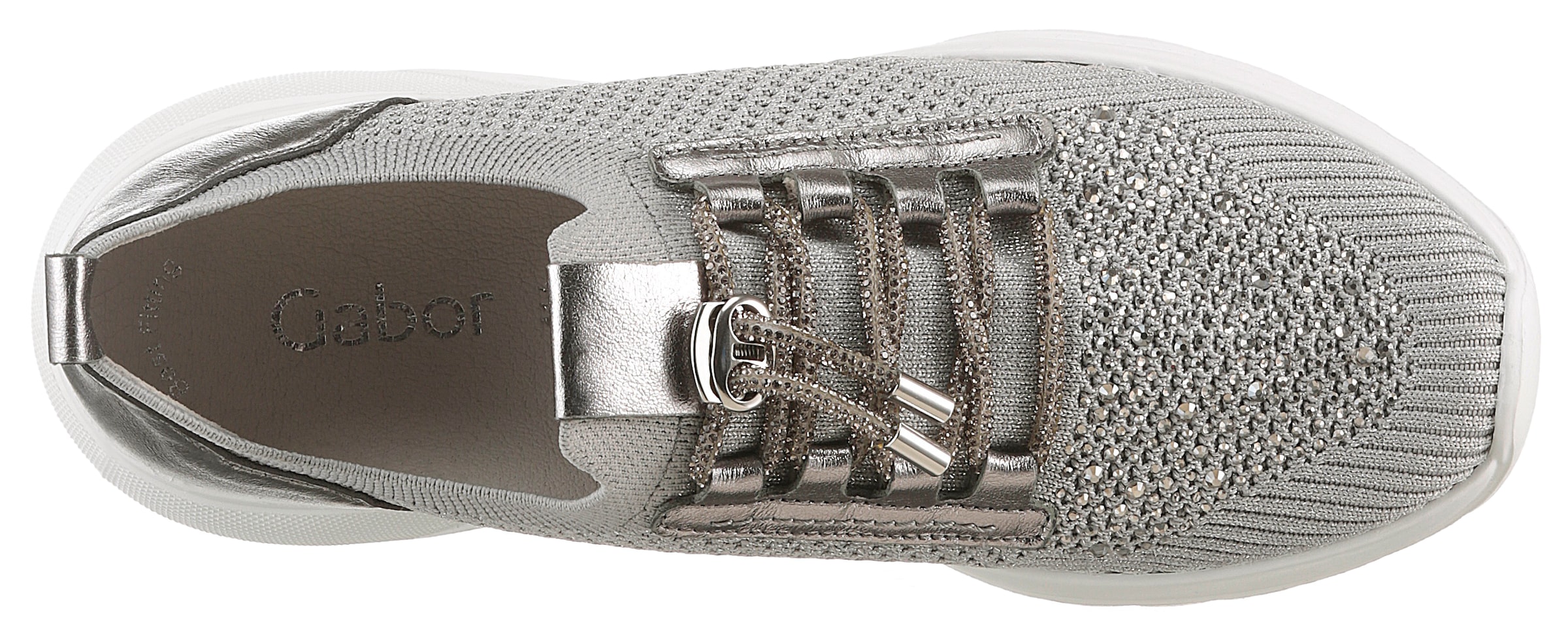 Gabor Slip-On Sneaker, Freizeitschuh, Halbschuh, Slipper mit Best Fitting-Ausstatttung