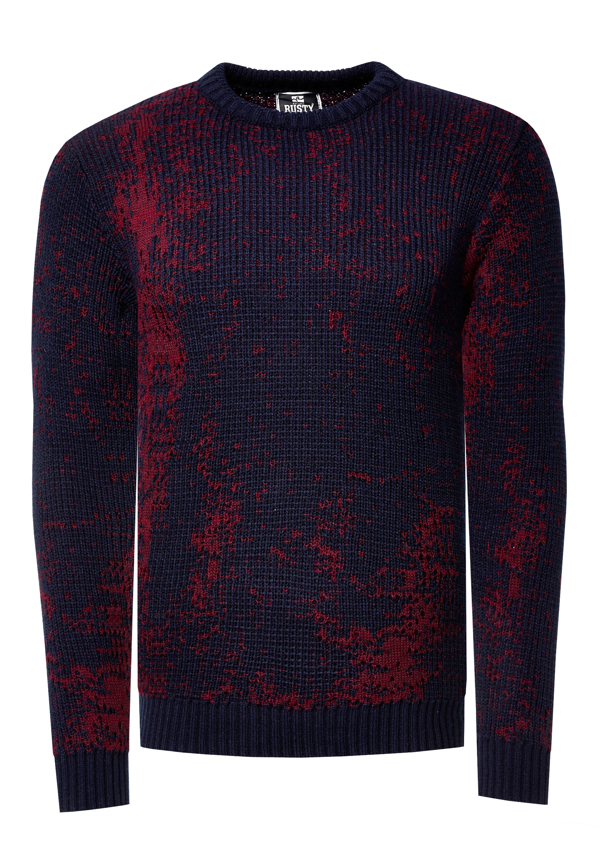 Rusty Neal Strickpullover, im angesagten zweifarbigen Design