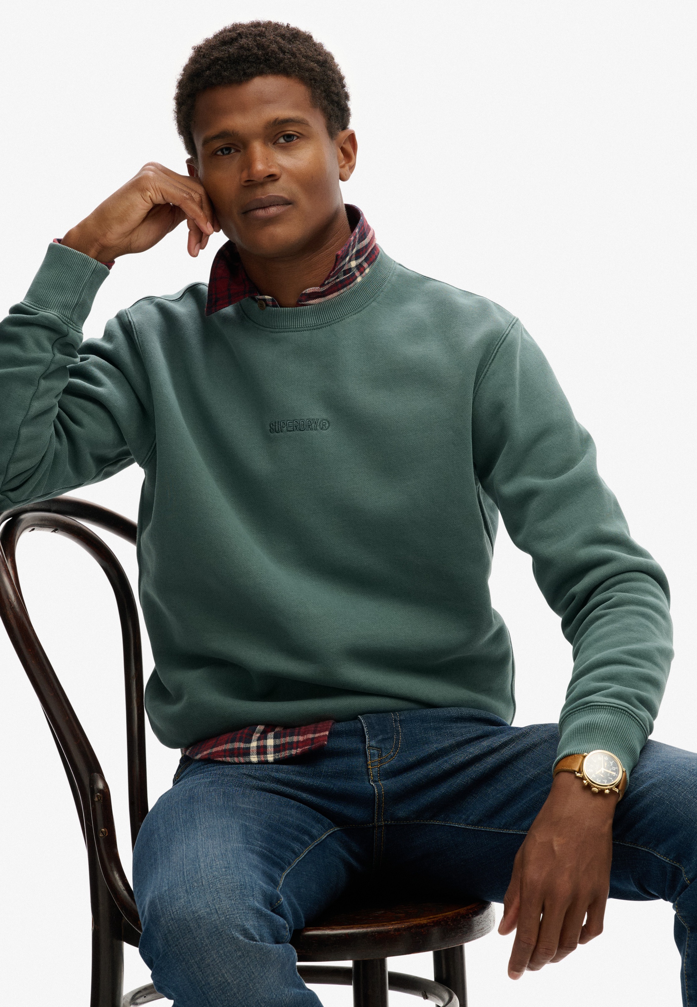 Superdry Sweatshirt "MICRO LOGO CREW" günstig online kaufen
