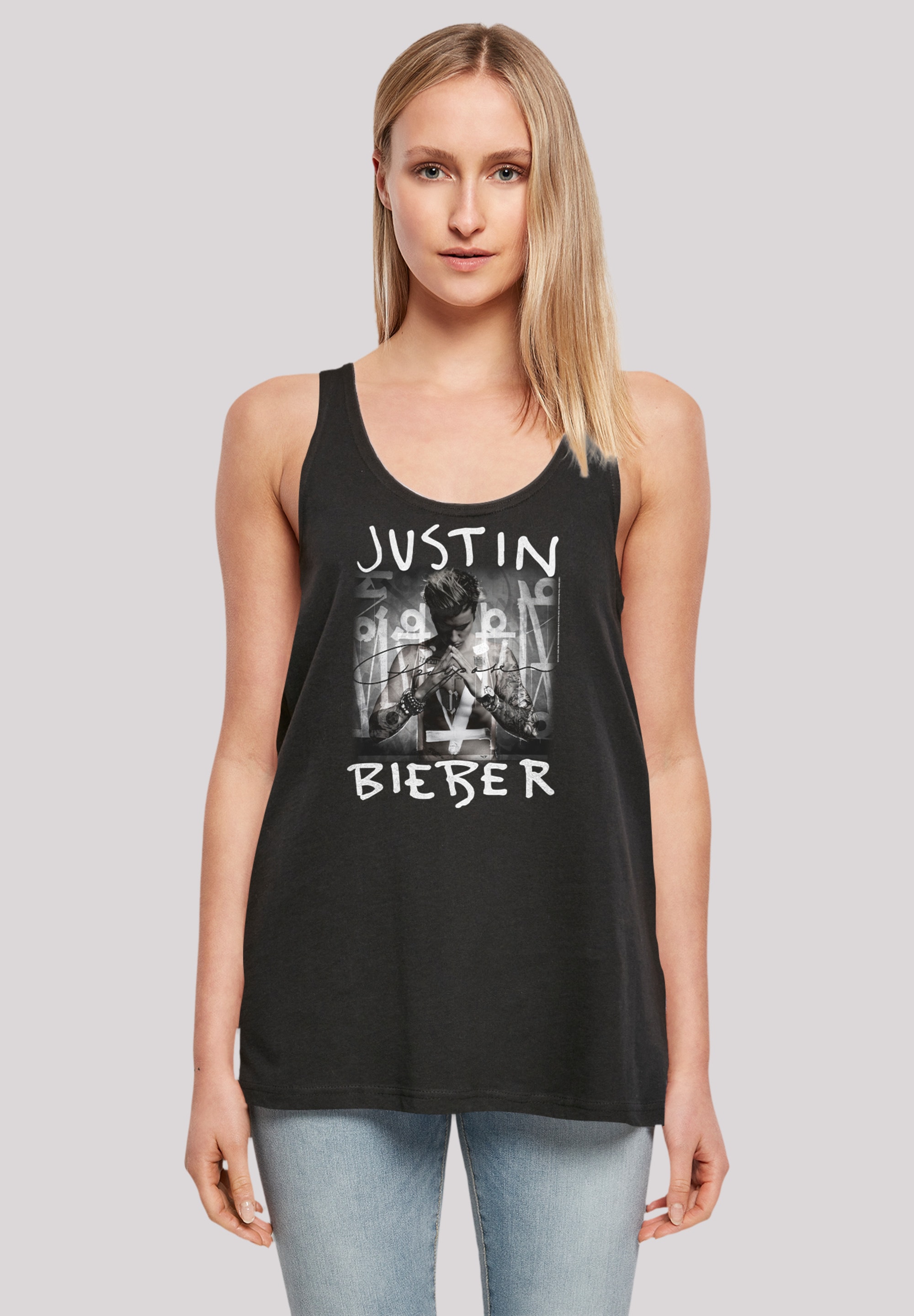 F4NT4STIC T-Shirt "Justin Bieber Purpose Album Cover", Premium Qualität, Mu günstig online kaufen