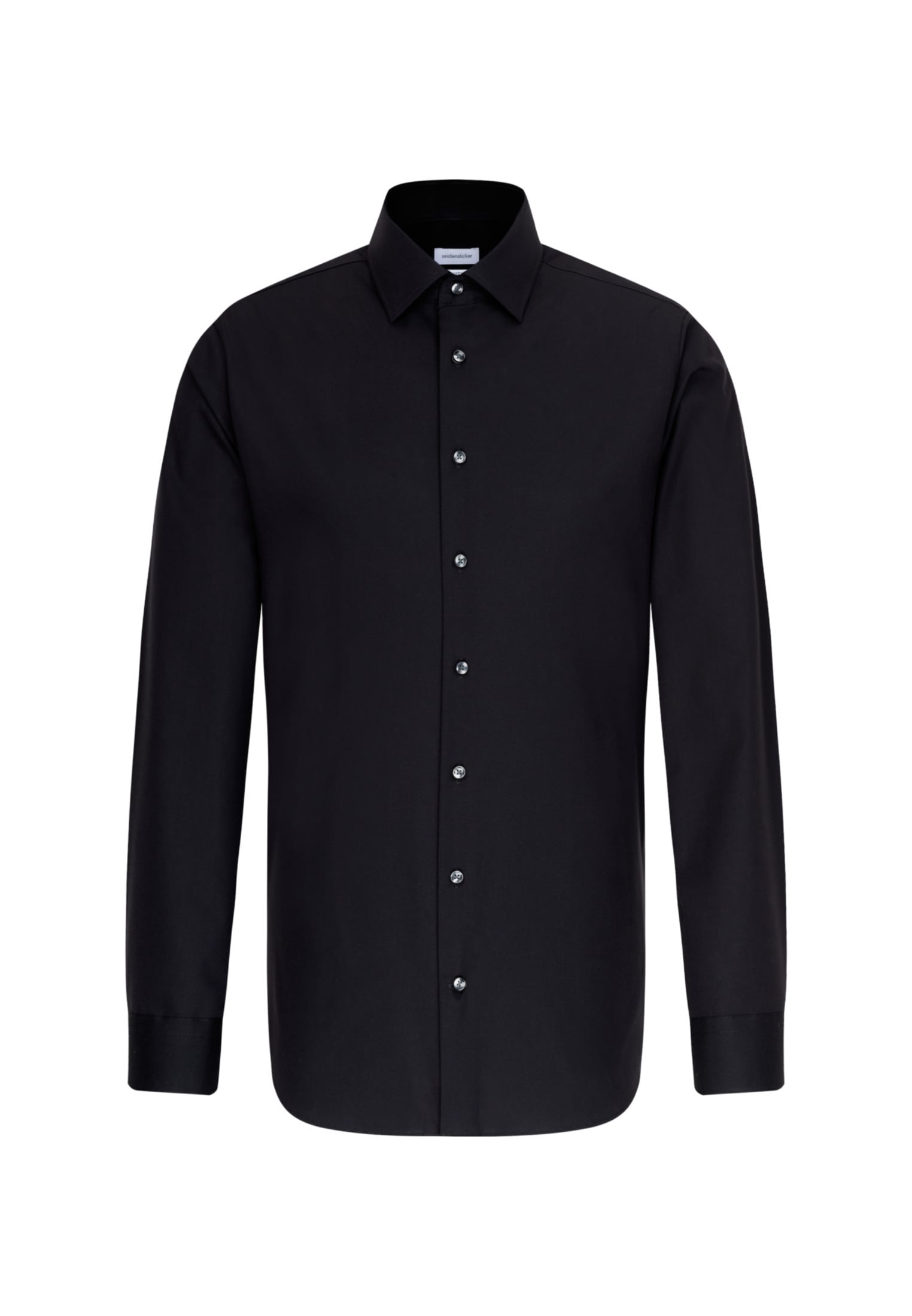 Thumbnail - seidensticker Businesshemd "Schwarze Rose" Shaped 1/1 Kentkragen Uni