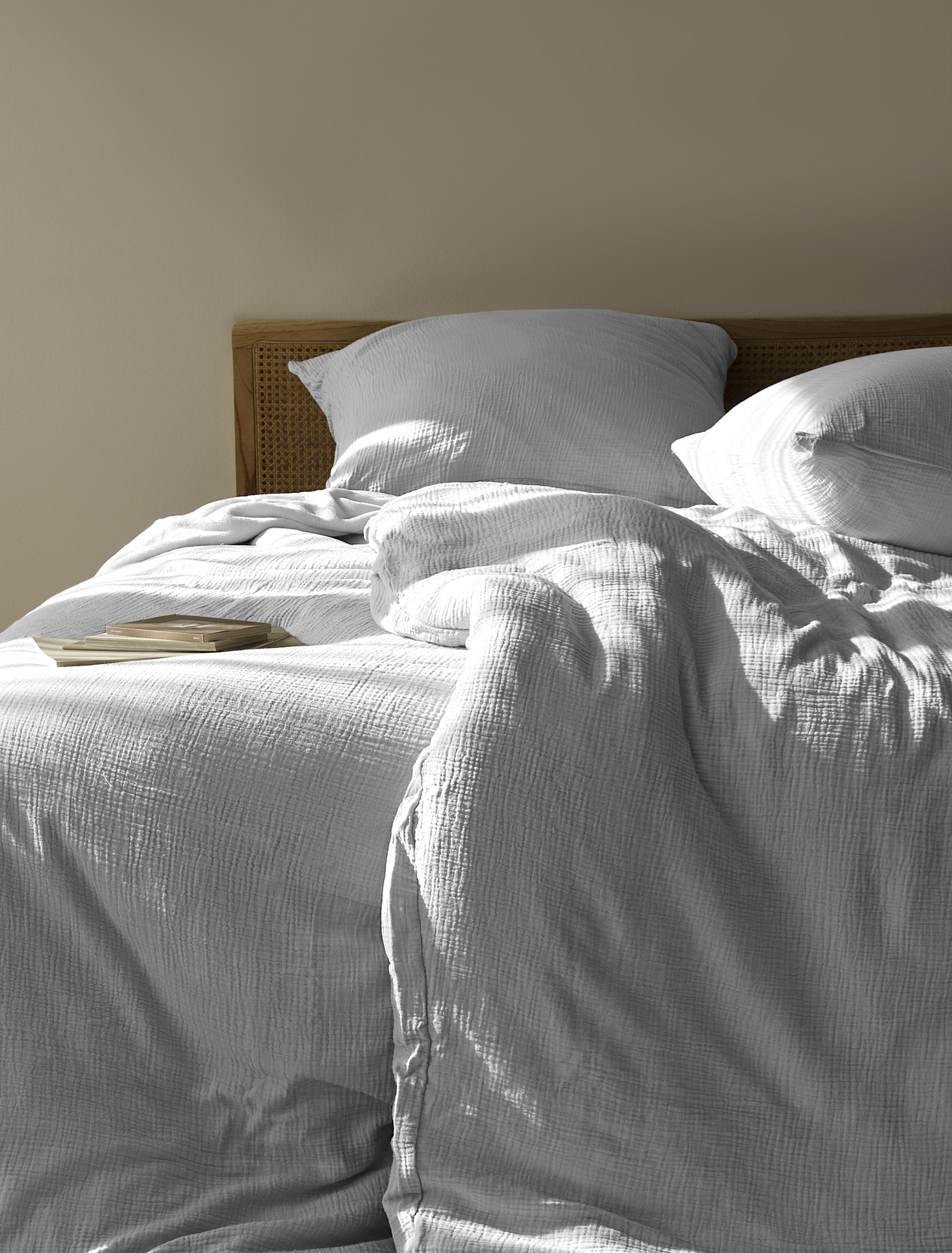 BIERBAUM Bettwäsche "4129" 2 Stk. Musselin, 100 % Baumwolle, pflegeleicht, günstig online kaufen