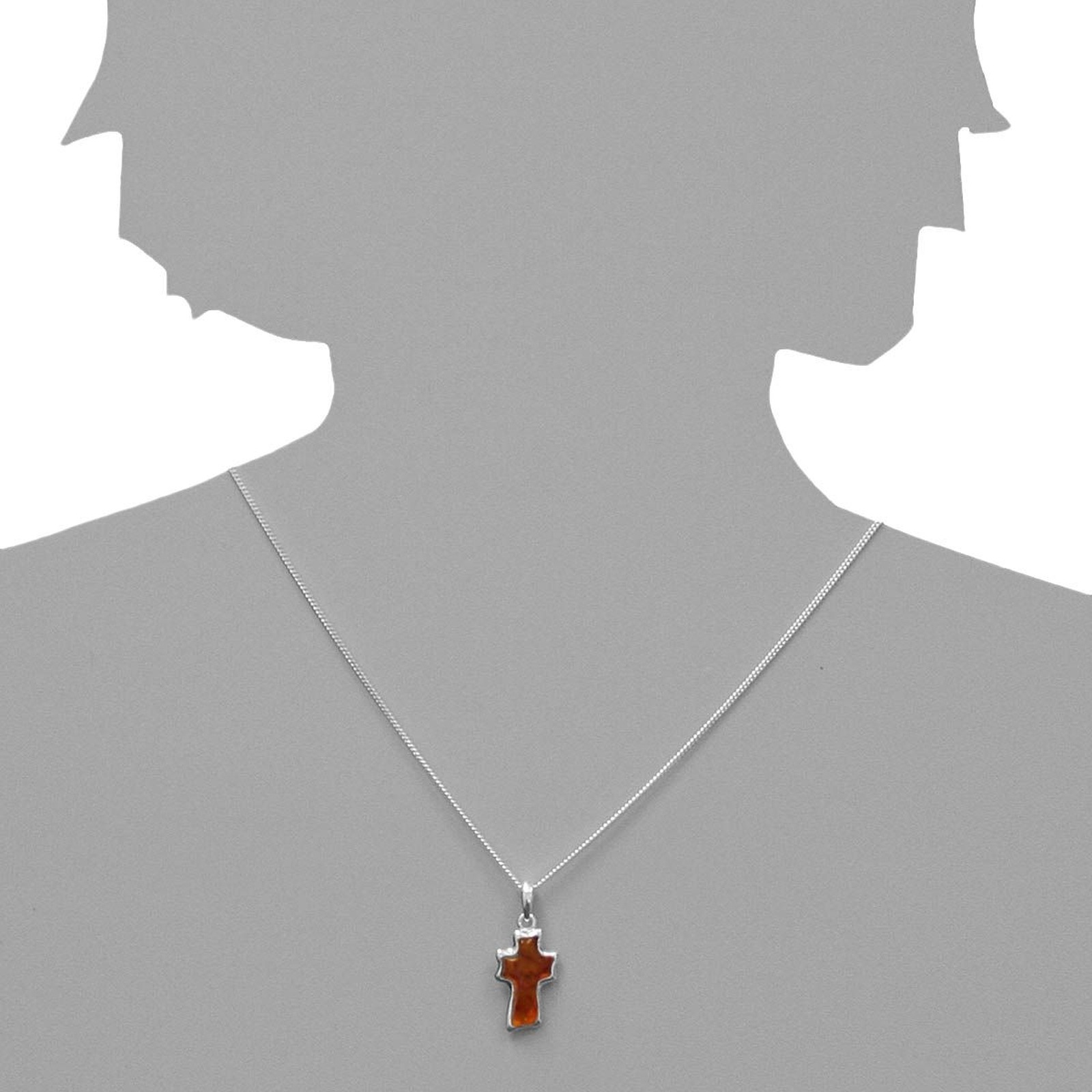 OSTSEE-SCHMUCK Kettenanhänger »Ostsee-Schmuck Anhänger Kreuz Anhänger Kreuz«, (1 tlg.)