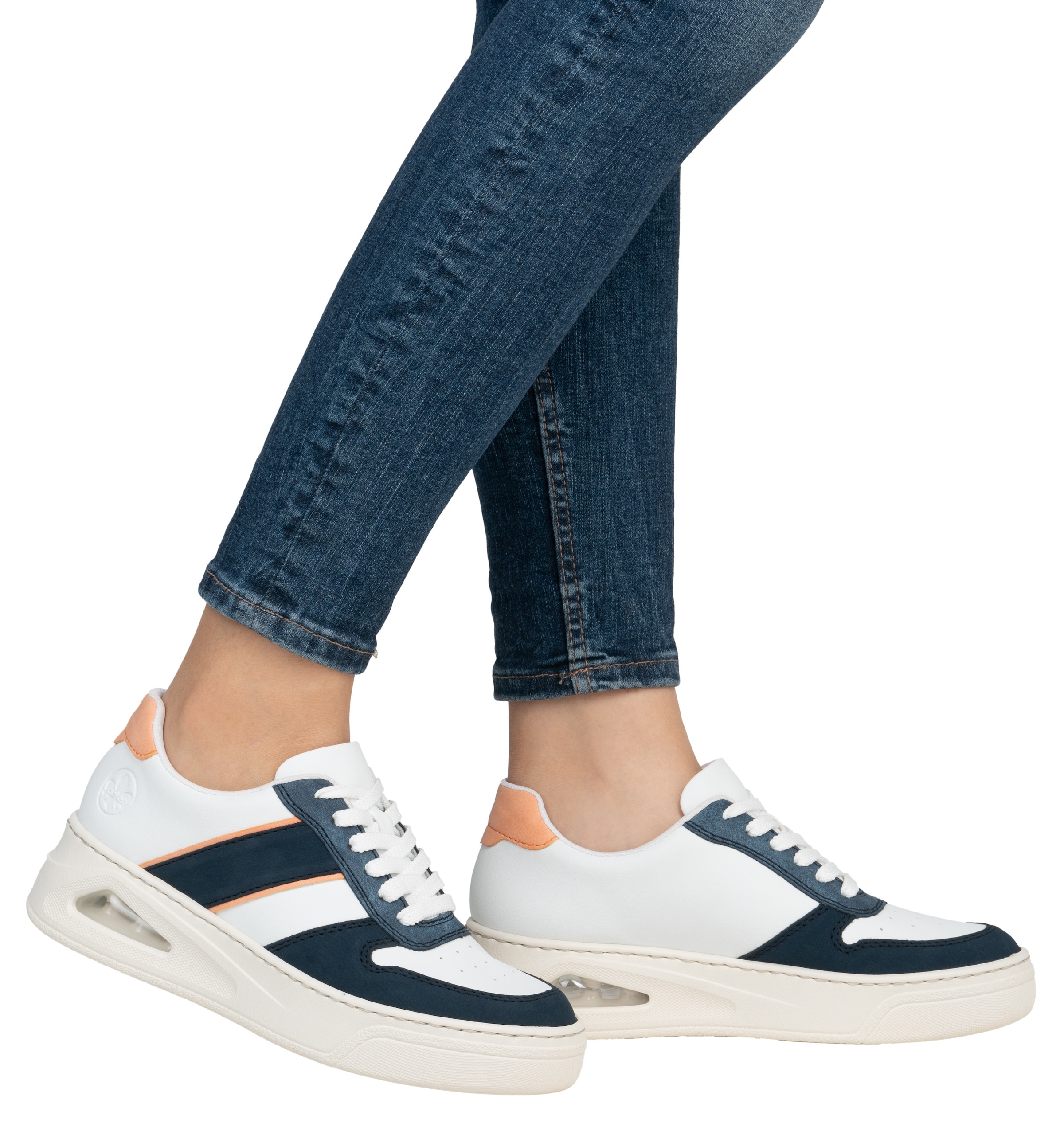 Rieker Plateausneaker, Basket-Sneaker, Schnürschuh, Halbschuh mit Rieker Air Ausstattung