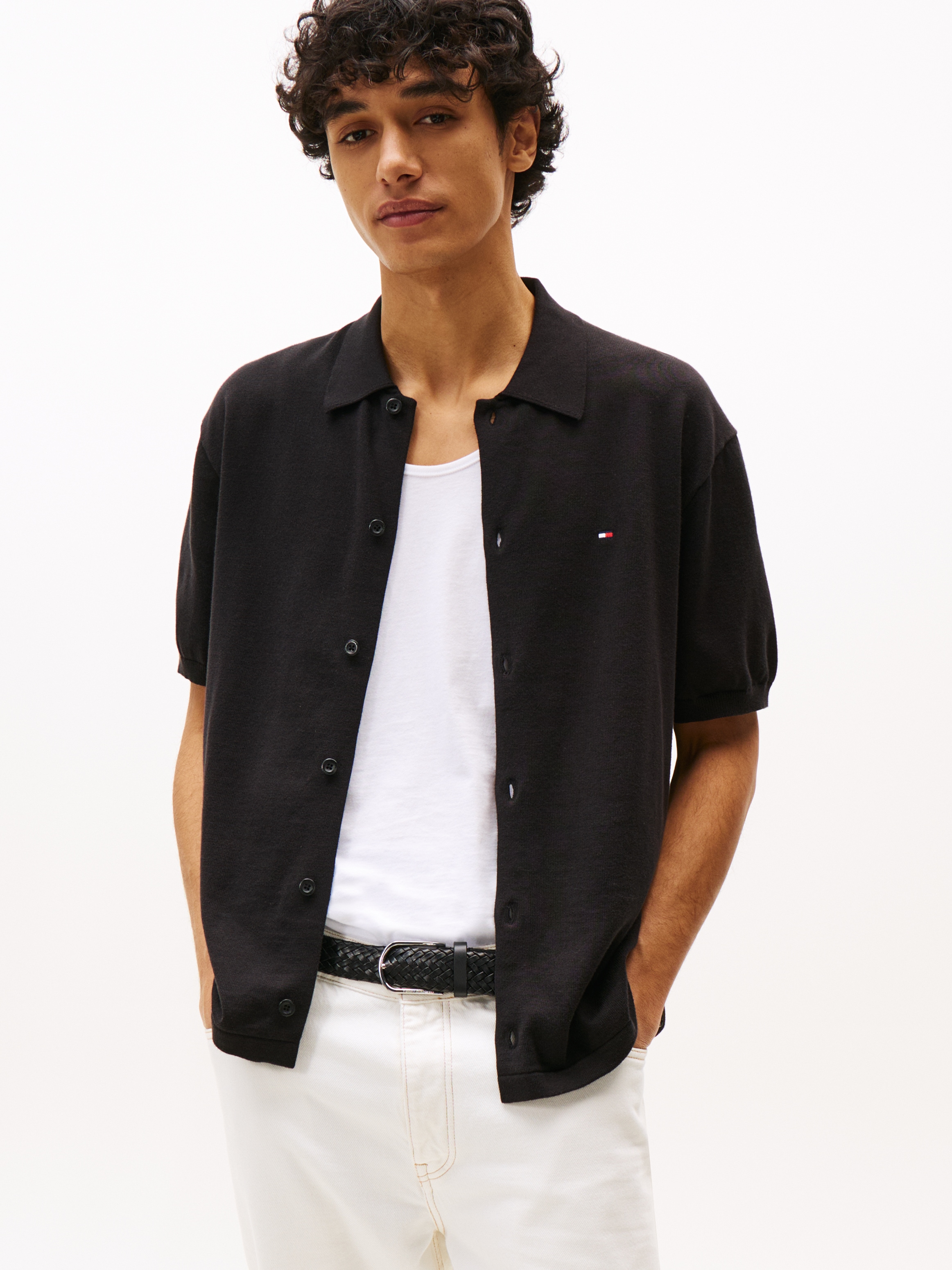 Tommy Hilfiger Kurzarmhemd "ESSENTIAL COTTON SS OVER SHIRT" günstig online kaufen