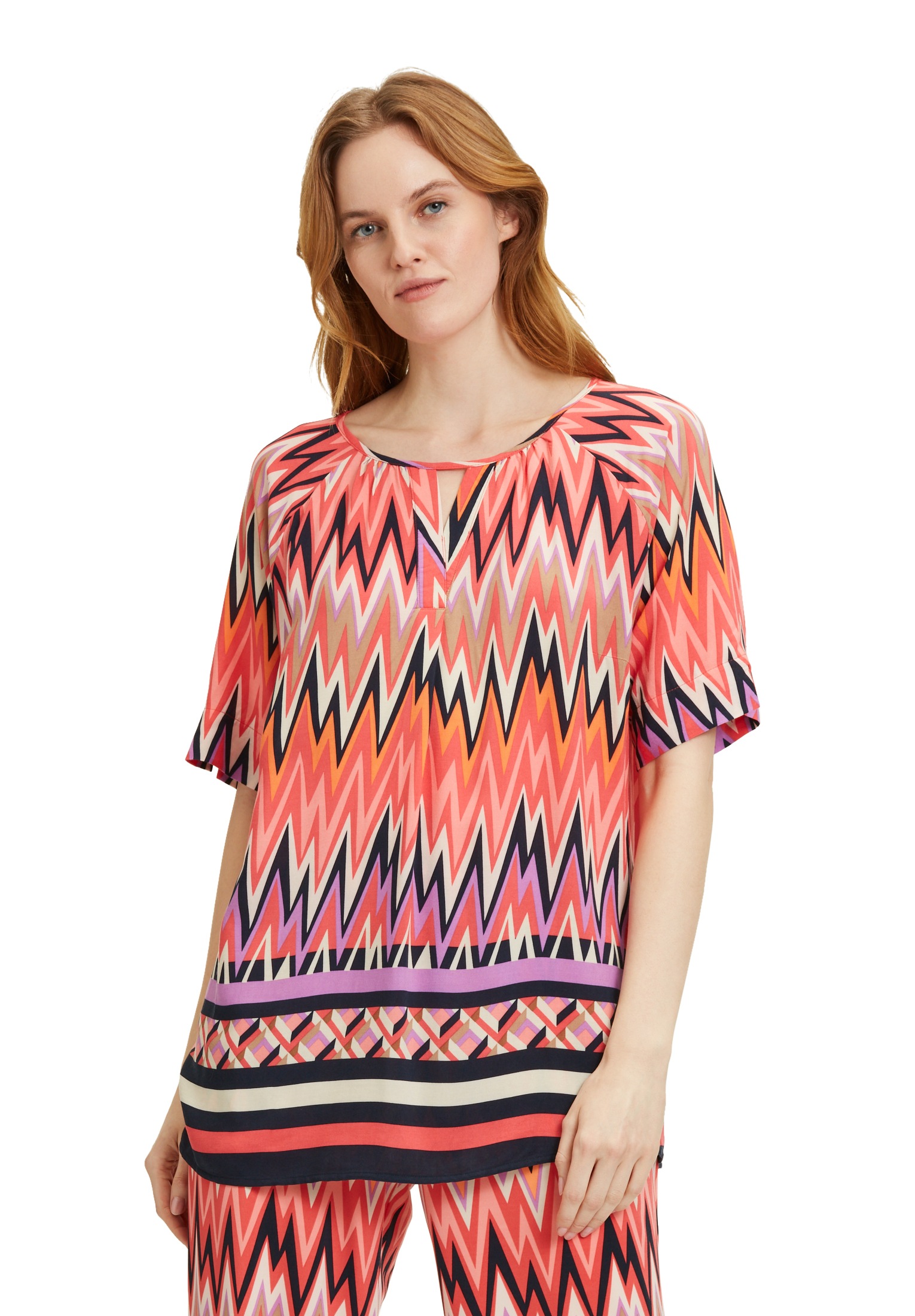 Betty Barclay Schlupfbluse "Betty Barclay Damen Schlupfbluse mit Muster" günstig online kaufen