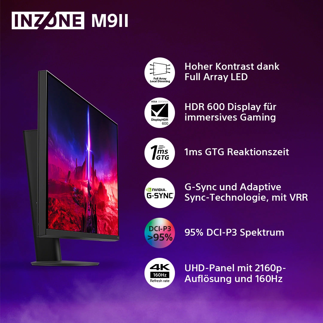 Sony Gaming-Monitor »SDM-27U9M2« 68 cm/27 ″  3840 x 2160 px 1 Reaktionszeit 160 Hz