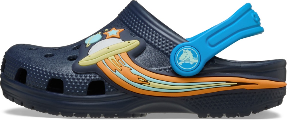Crocs Clog »Classic UFO Lights Clog T«, Freizeitschuh, Sandale mit coolem Motiv
