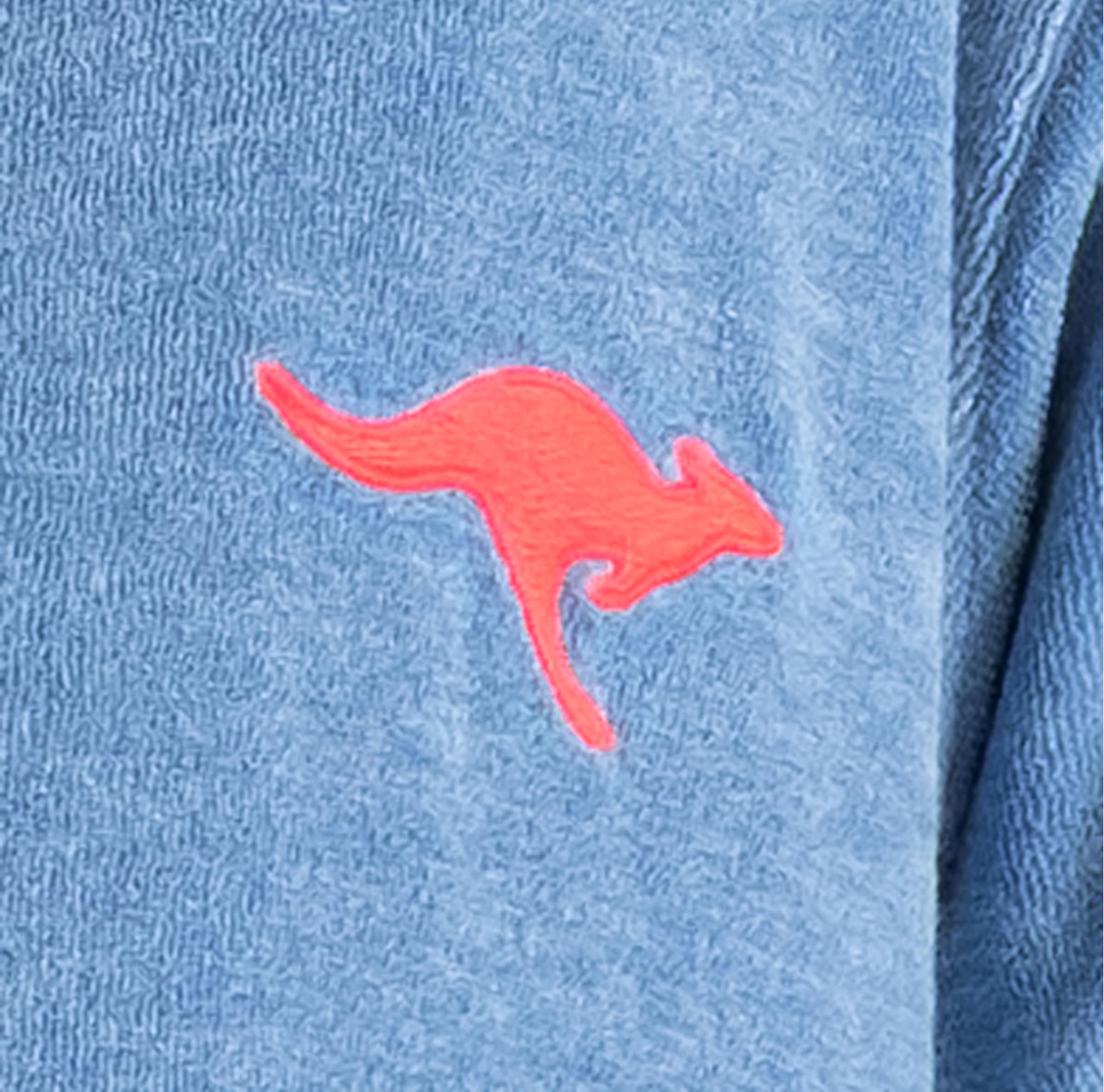 KangaROOS Kinderbademantel »Kira, Ideal für Zuhause, Schwimmbad oder im Urlaub«, (1 St.), modernen, sportliches Design, leuchtenden Akzenten