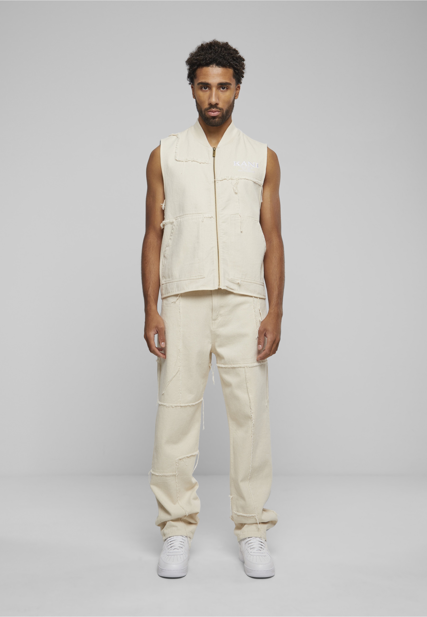 Karl Kani Steppweste »Karl Kani Herren KM241-011-1 Karl Kani Retro Patchwork Vest« 1 Stk.