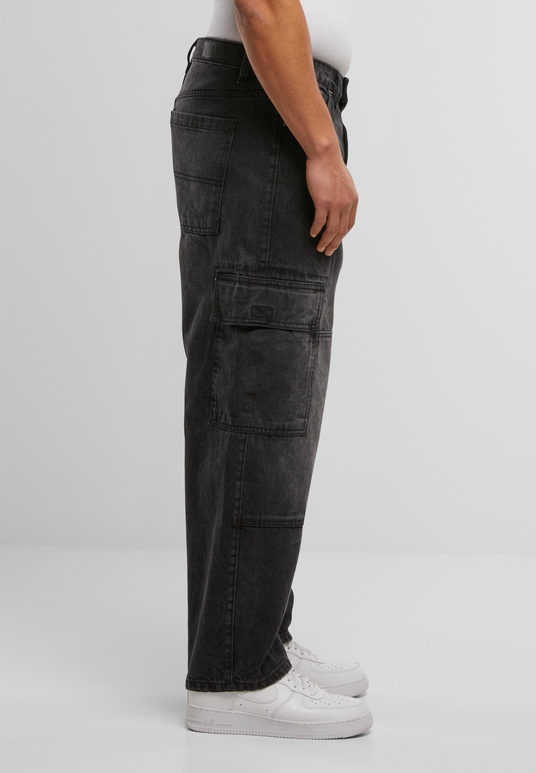URBAN CLASSICS Bequeme Jeans »Urban Classics Tapered Heavy Ounce Baggy Cargo Jeans«