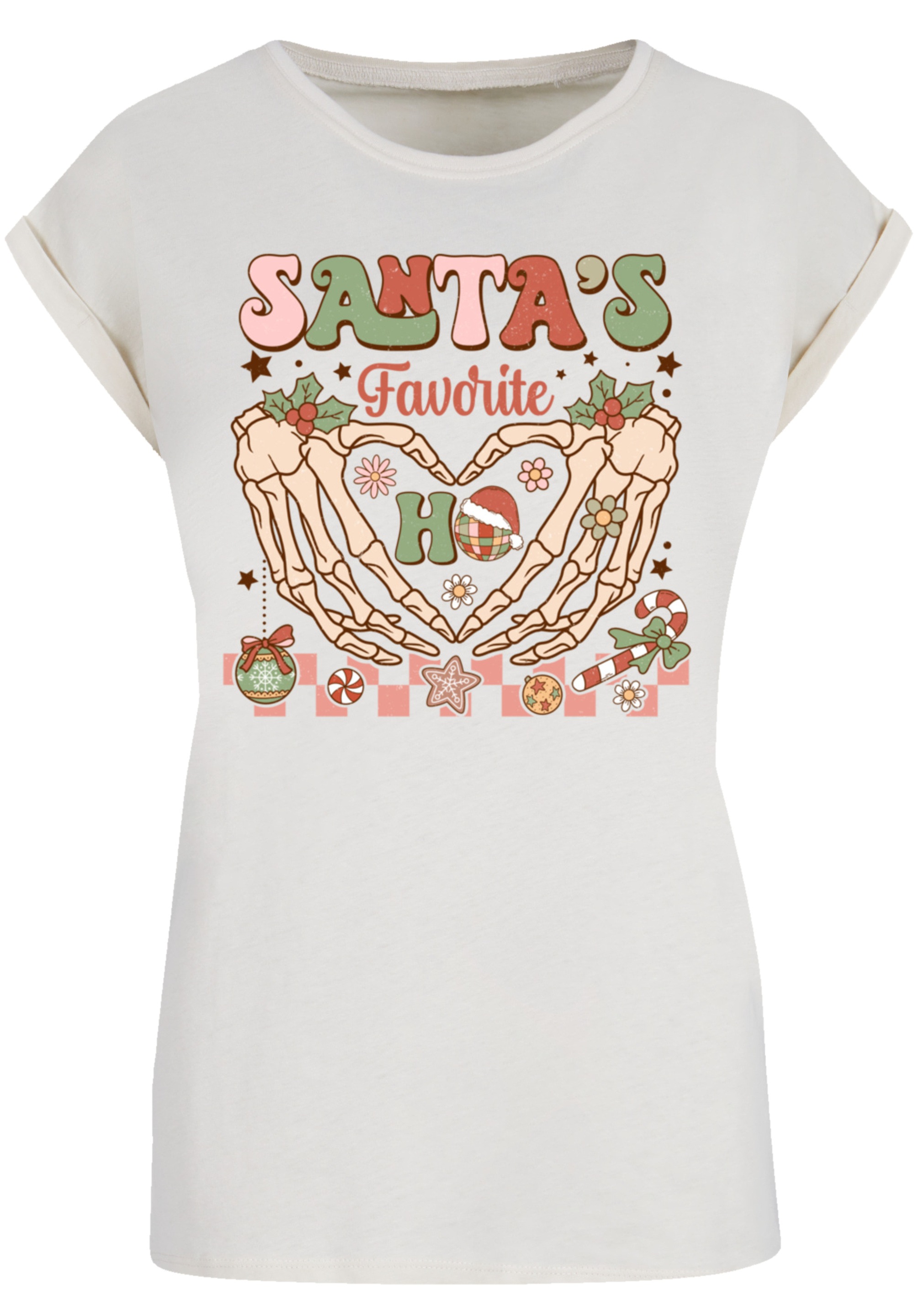 F4NT4STIC T-Shirt »Santas favorite Ho Ho Ho Weihnachten«, Premium Qualität, Weihnachts-Kollection