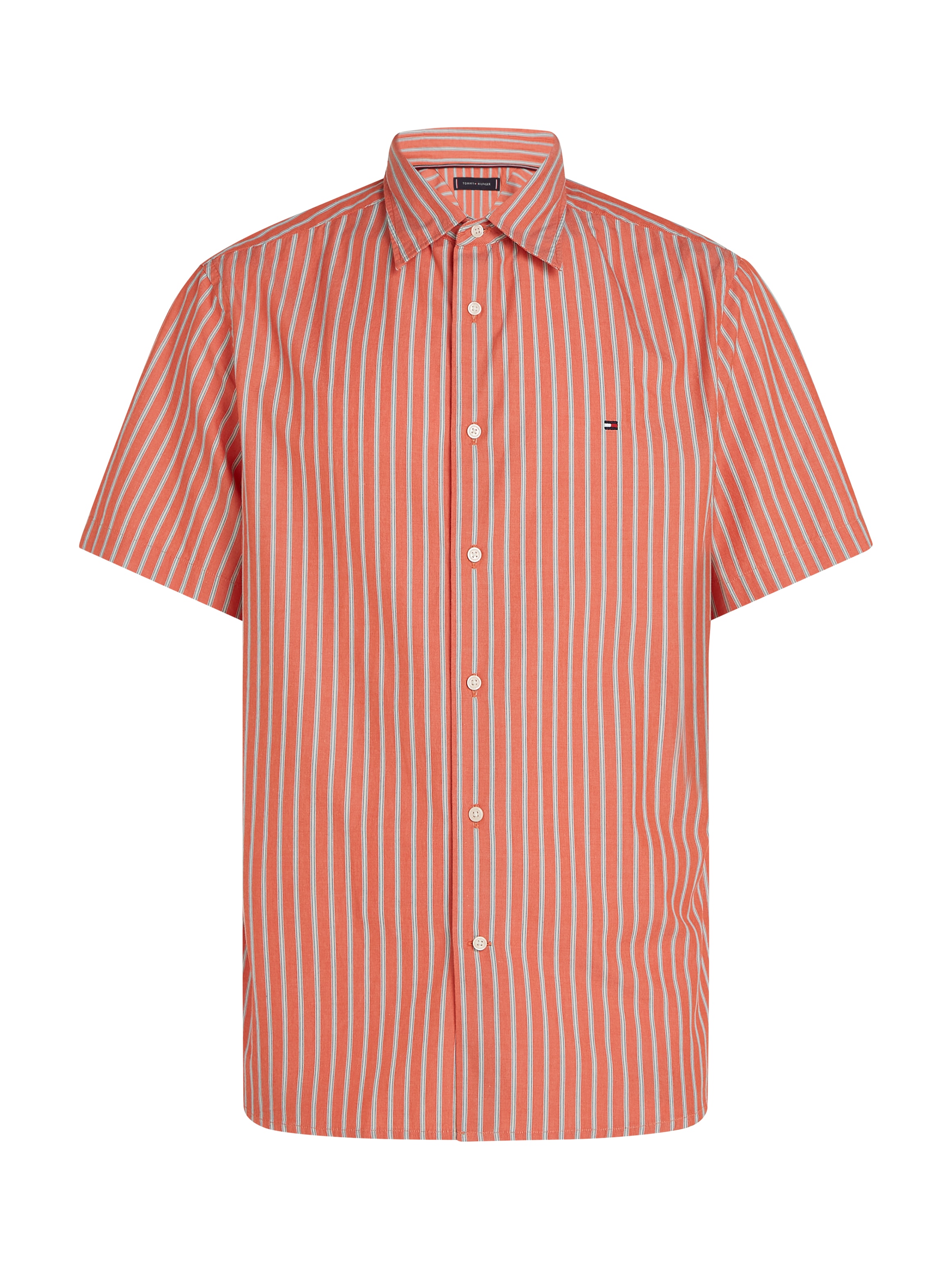 Tommy Hilfiger Kurzarmhemd »FLEX POPLIN RETRO STP SS SHIRT«
