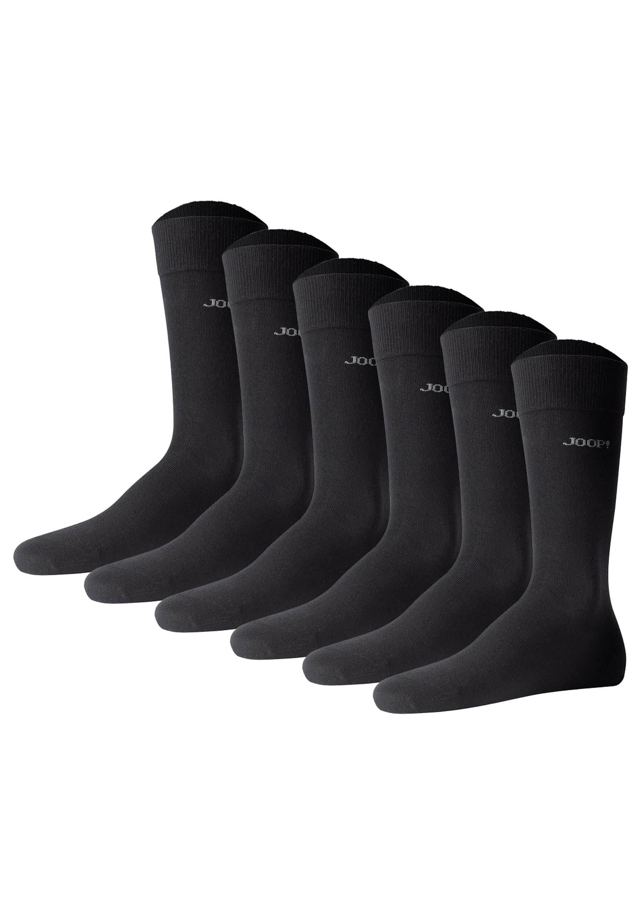 JOOP Kurzsocken "Socken Unisex premium essential organic cotton Socks 6p 6er Pack" 6 Paar tlg.