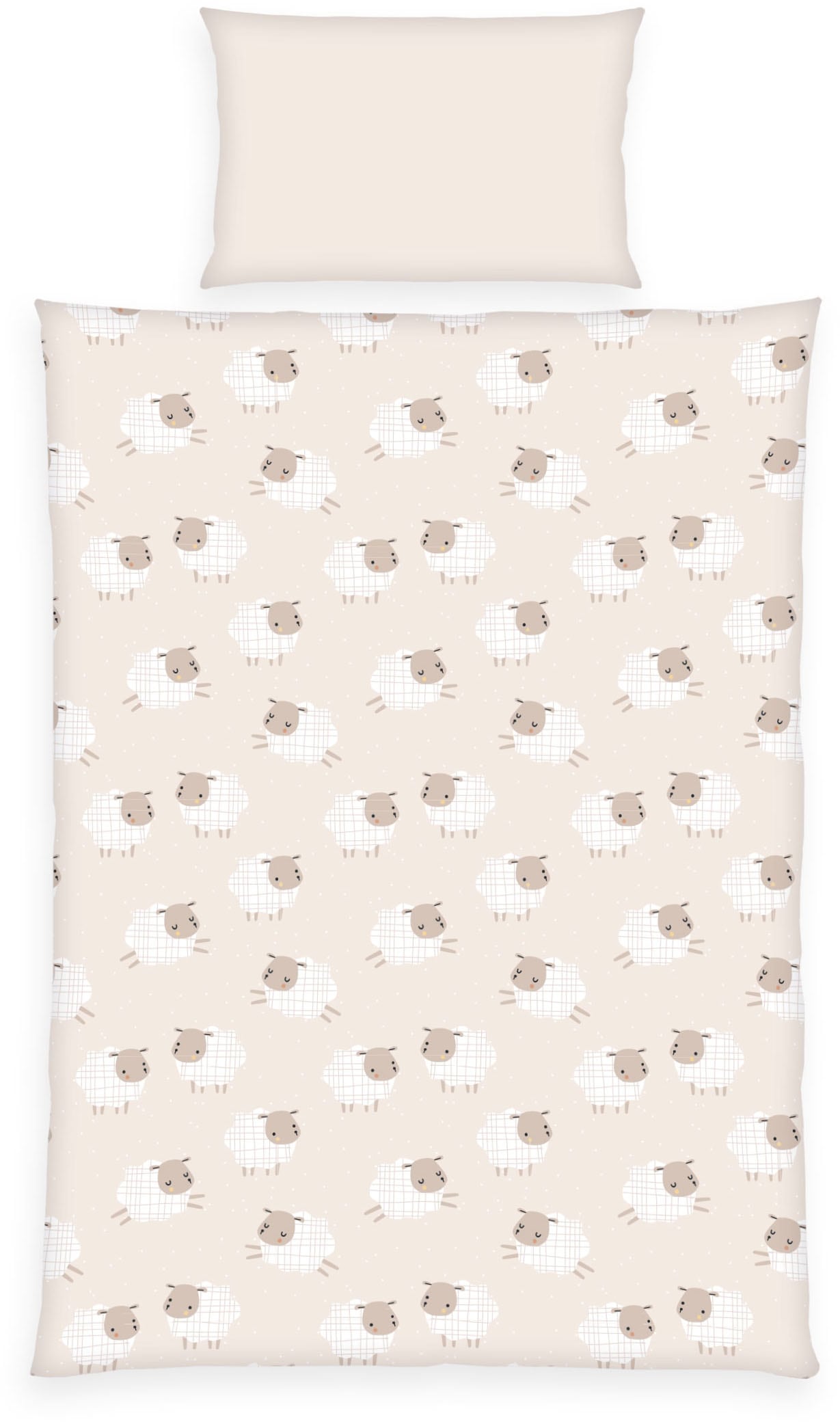 Baby Best Wendebettwäsche "babybest Schäfchen" 2 Stk. tlg. besonders kusche günstig online kaufen