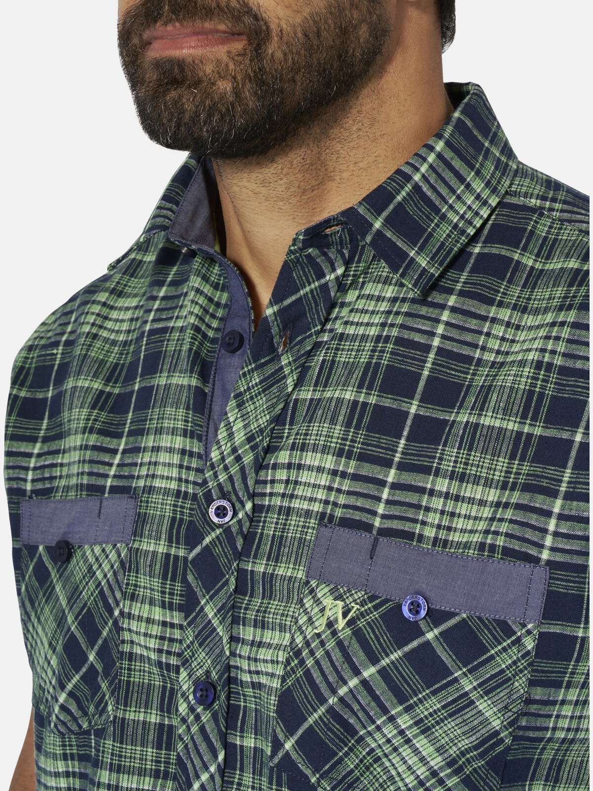 Thumbnail - Jan Vanderstorm Kurzarmhemd "Kurzarmhemd AALVAN"