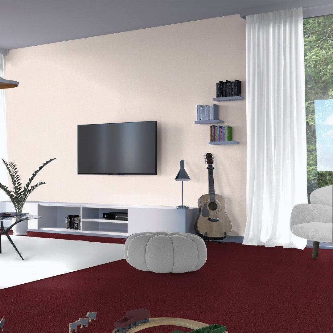 Vorwerk Teppichboden »Passion 1093 (Traffic), Schlinge - Uni Farben, Made in Germany«, rechteckig, 6,3 mm Höhe, Wohnzimmer, Schlafzimmer, Kinderzimmer, Breite 400/500 cm