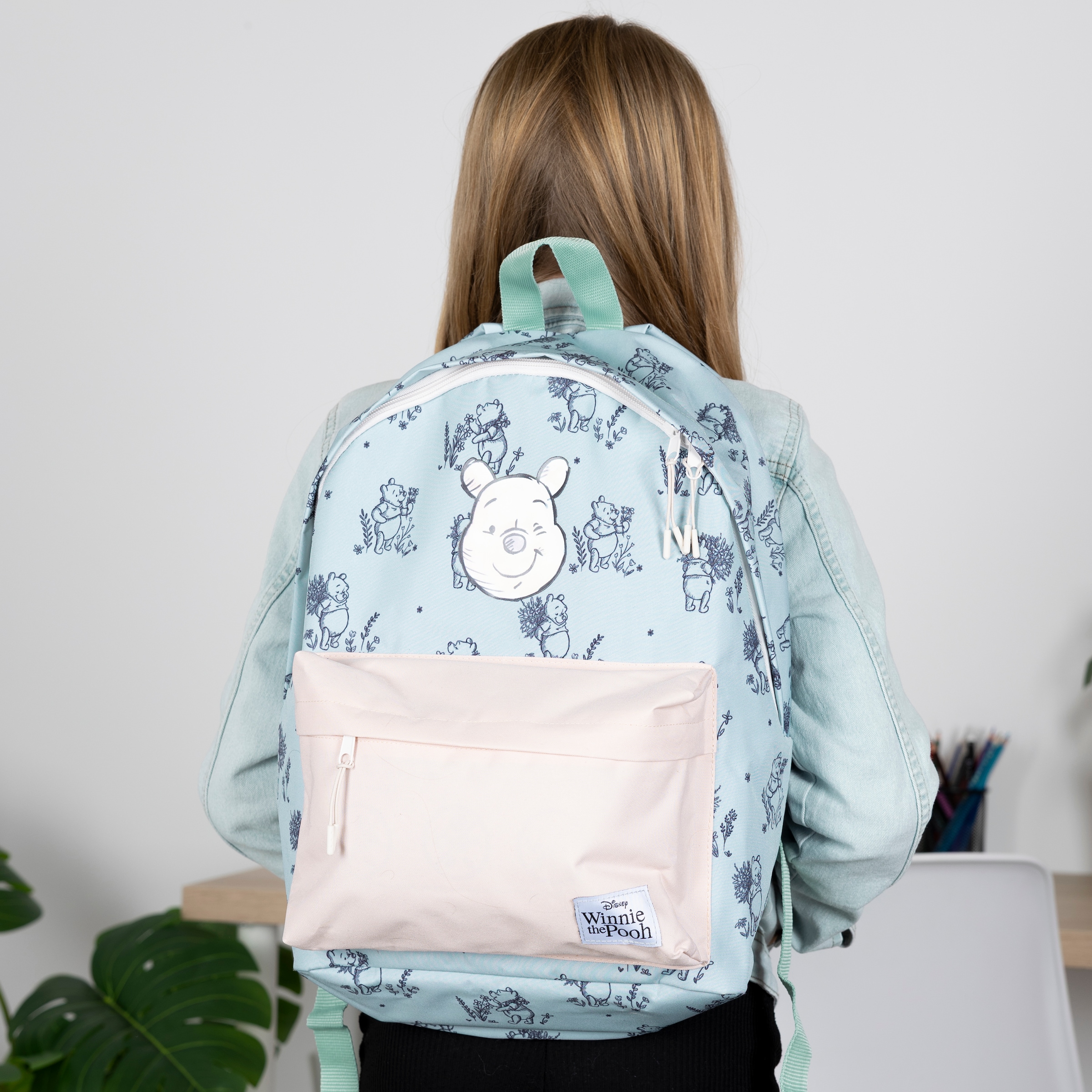 UNDERCOVER Kinderrucksack »Winnie Pooh« inkluisve Notizbuch A5 und Mäppchen