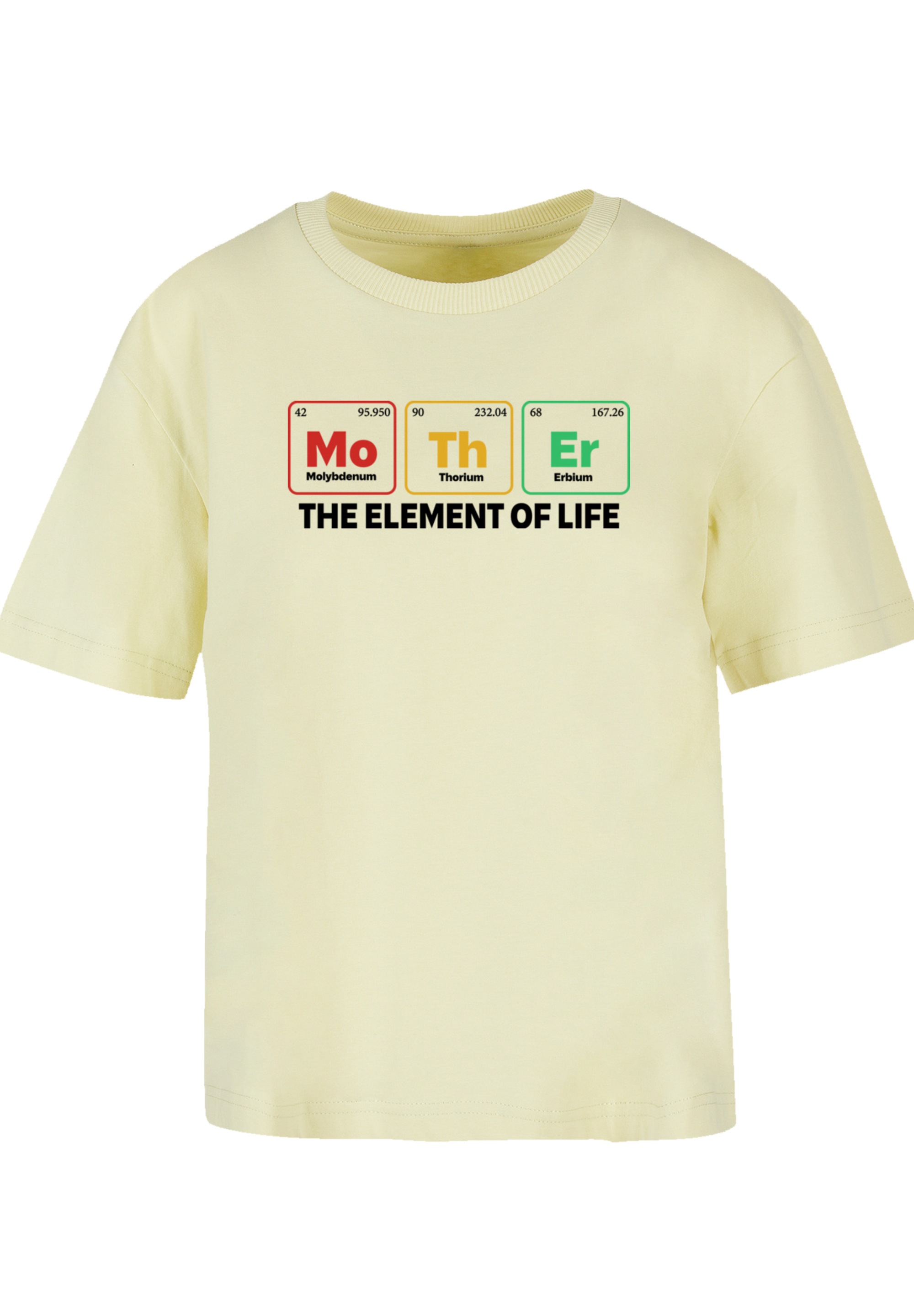 F4NT4STIC T-Shirt "Mothers Day Minimalist Periodic Elements Geeky Mom", Pre günstig online kaufen