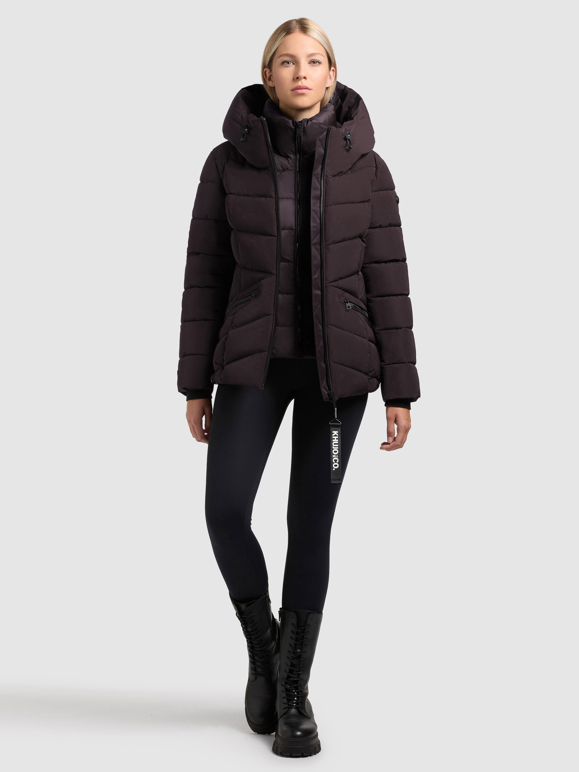 khujo Steppjacke "HERSCH" mit Kapuze günstig online kaufen