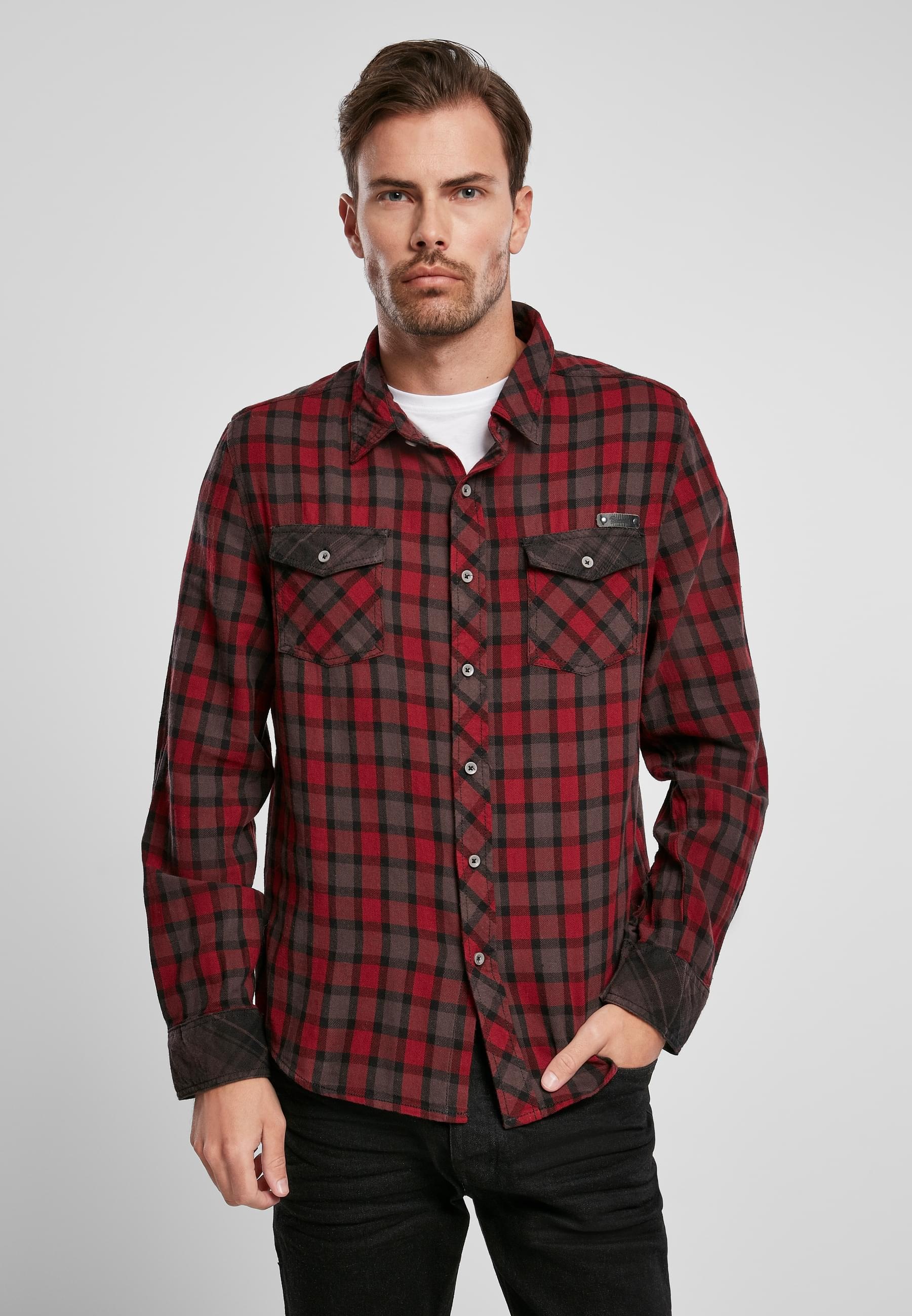 Brandit Langarmhemd »Brandit Herren Duncan Checked Shirt«, (1 tlg.)