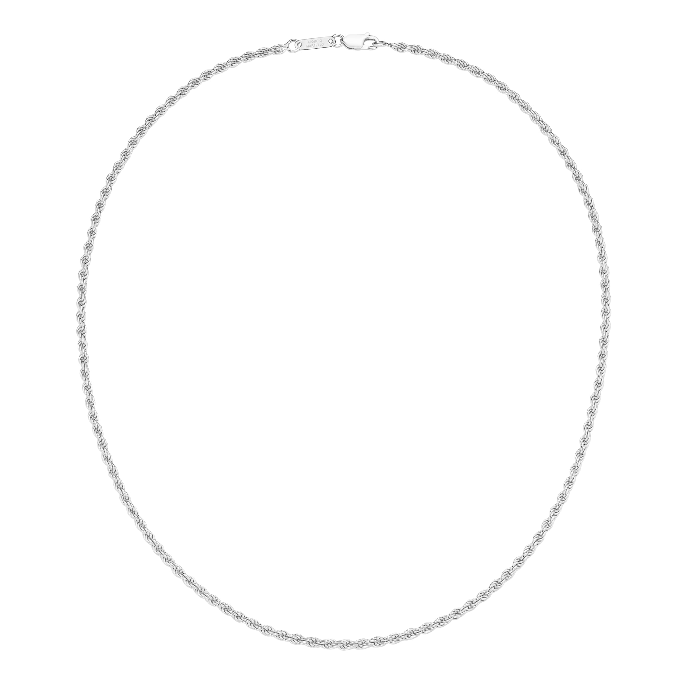 GIORGIO MARTELLO MILANO Silberkette »Kordelkette, massiv, Silber 925«