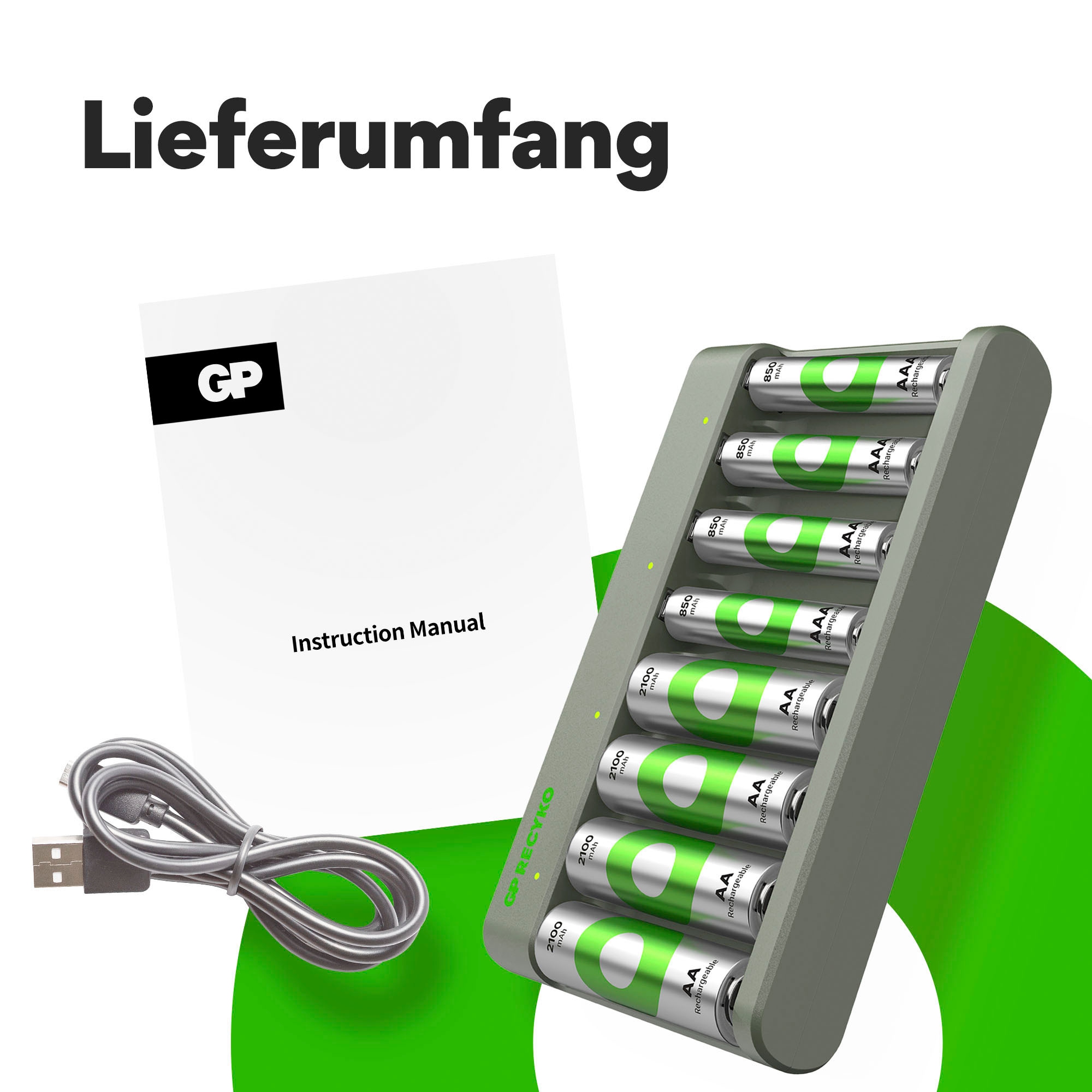 GP Batteries Batterie-Ladegerät »E821U«